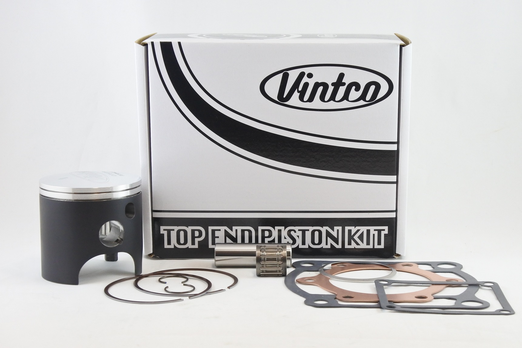 TOP END PISTON KIT 80-81 YAMAHA YZ 250 70.5mm 0.5mm OVER VINTCO KTY12-0.5 image 1
