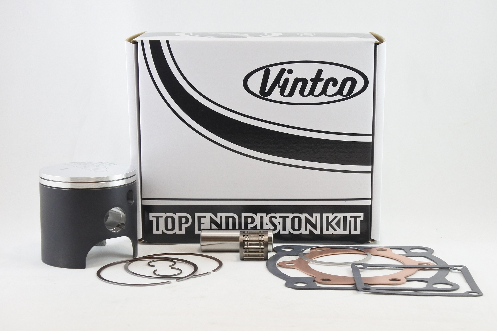 TOP END PISTON KIT 80-81 YAMAHA YZ 250 71.0mm 1.0mm OVER VINTCO KTY12-1.0 image 1