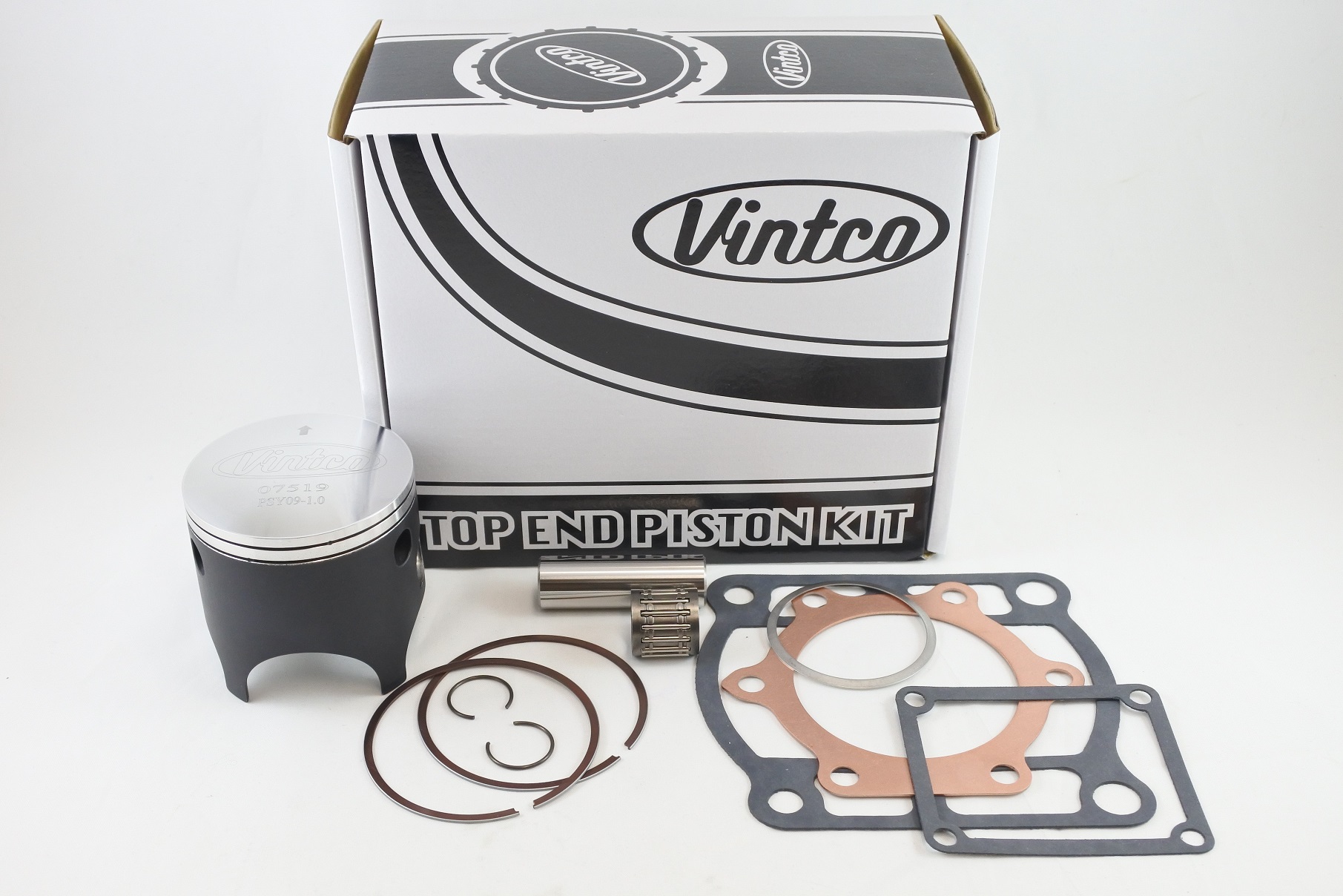 TOP END PISTON KIT 80-81 YAMAHA YZ 250 71.0mm 1.0mm OVER VINTCO KTY12-1.0 thumbnail 2
