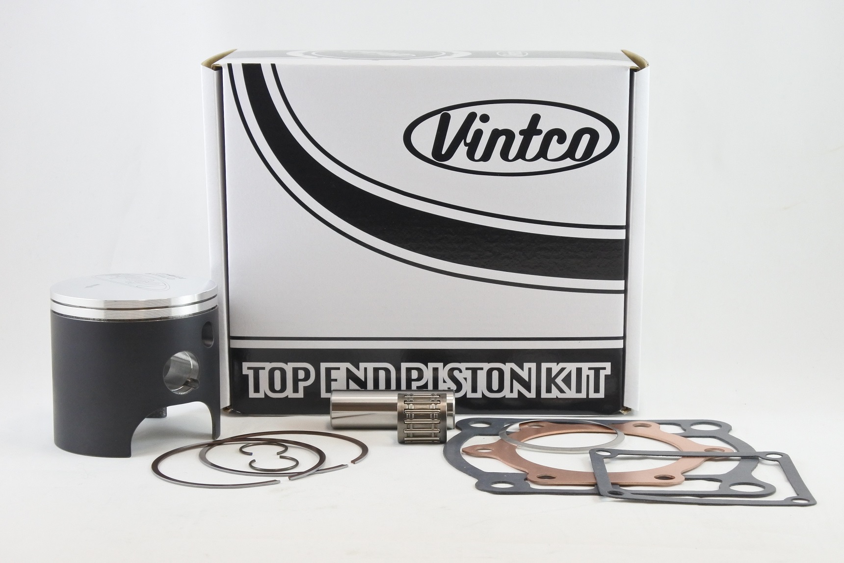 TOP END PISTON KIT 80-81 YAMAHA YZ 250 71.5mm +1.5mm OVER VINTCO KTY12-1.5 image 1