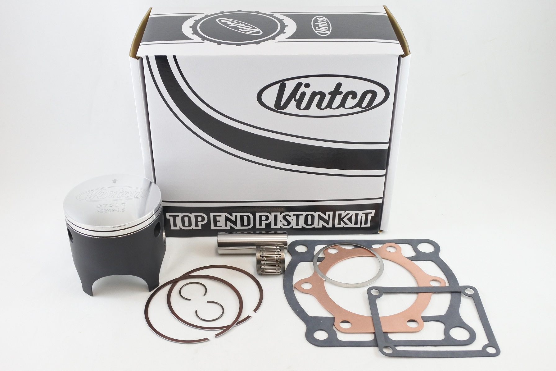 TOP END PISTON KIT 80-81 YAMAHA YZ 250 71.5mm +1.5mm OVER VINTCO KTY12-1.5 thumbnail 2