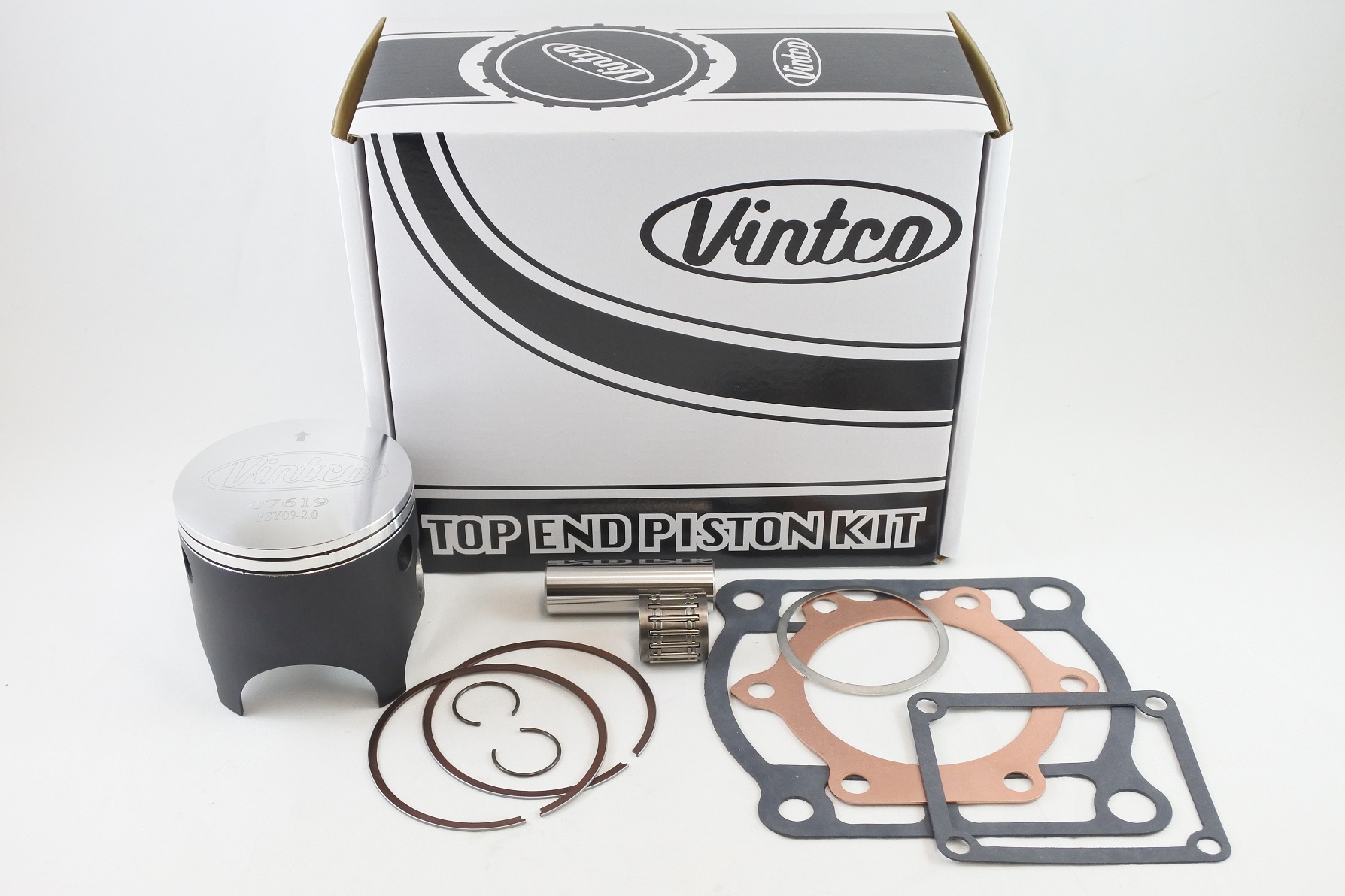 TOP END PISTON KIT 80-81 YAMAHA YZ 250 72mm 2.0mm OVER VINTCO KTY12-2.0 thumbnail 2