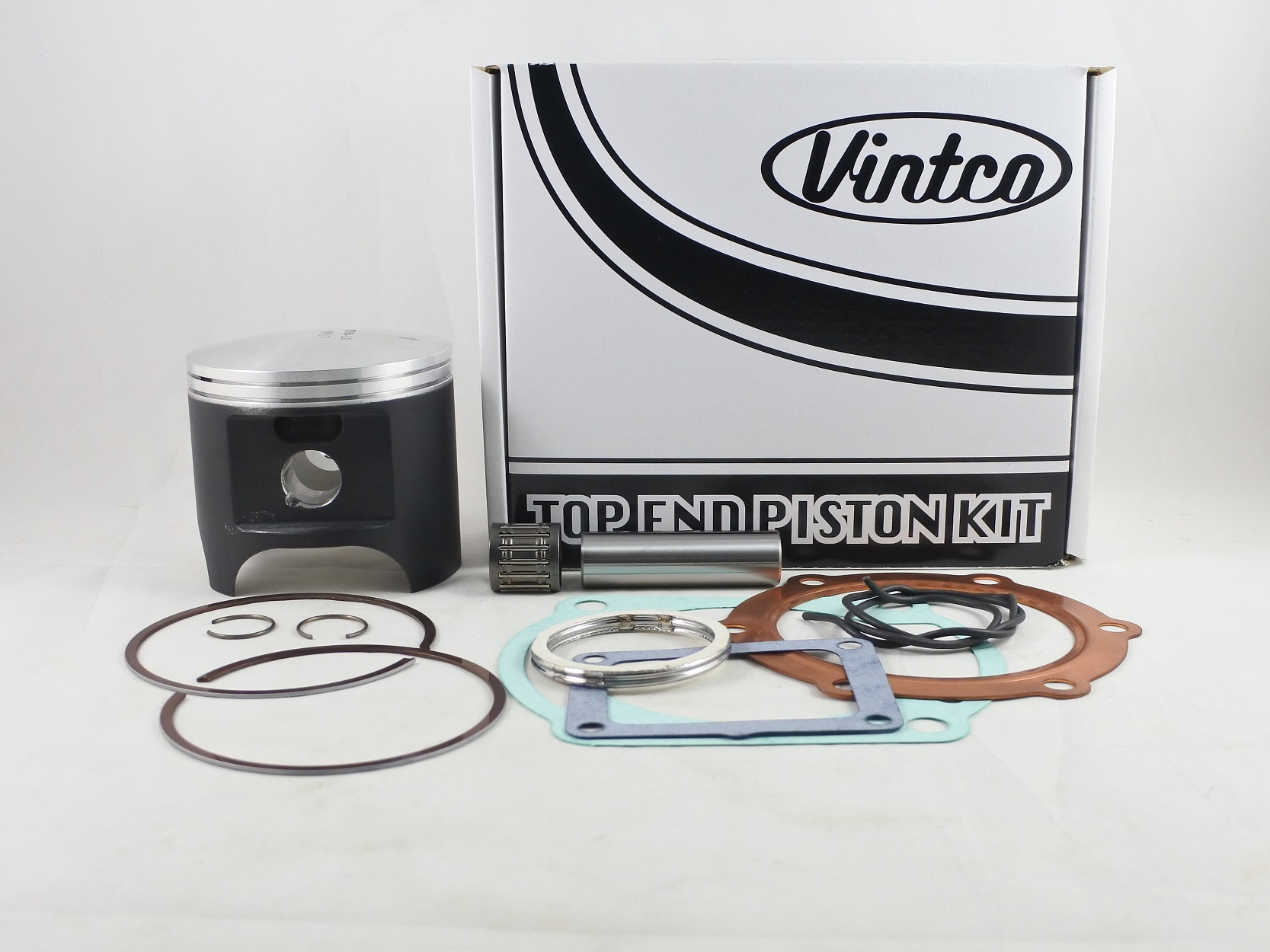 TOP END PISTON KIT 77-78 YAMAHA YZ 400 86.0mm 1.0mm OVER VINTCO KTY15-1.0 image 1