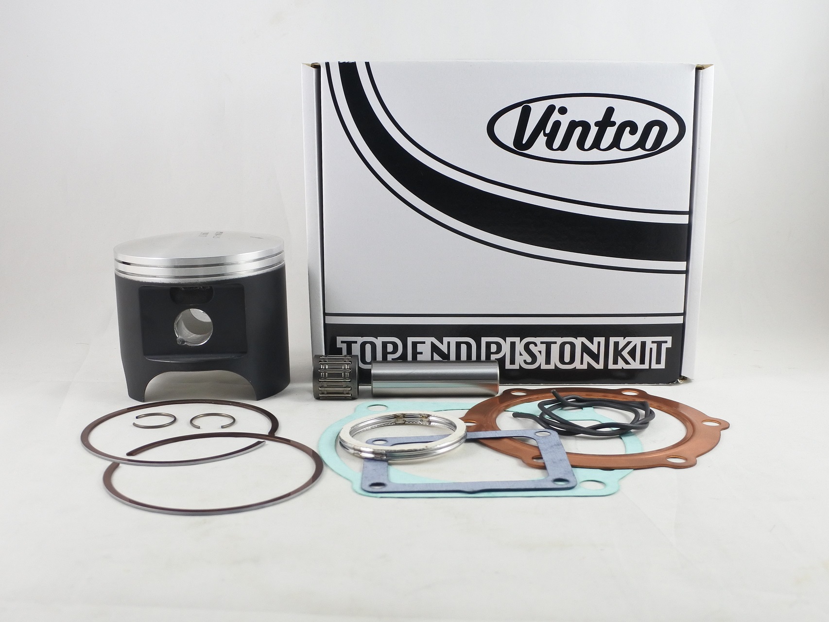TOP END PISTON KIT 77-78 YAMAHA YZ 400 86.5mm 1.5mm OVER VINTCO KTY15-1.5 image 1