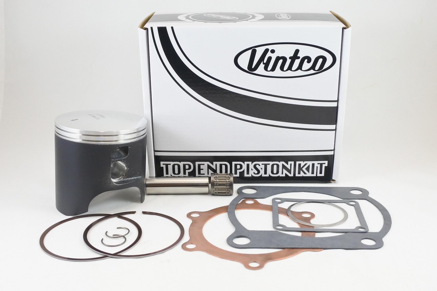 TOP END PISTON KIT 80-81 YAMAHA YZ 465 86.0mm 1.0mm OVER VINTCO KTY16-1.0 image 1