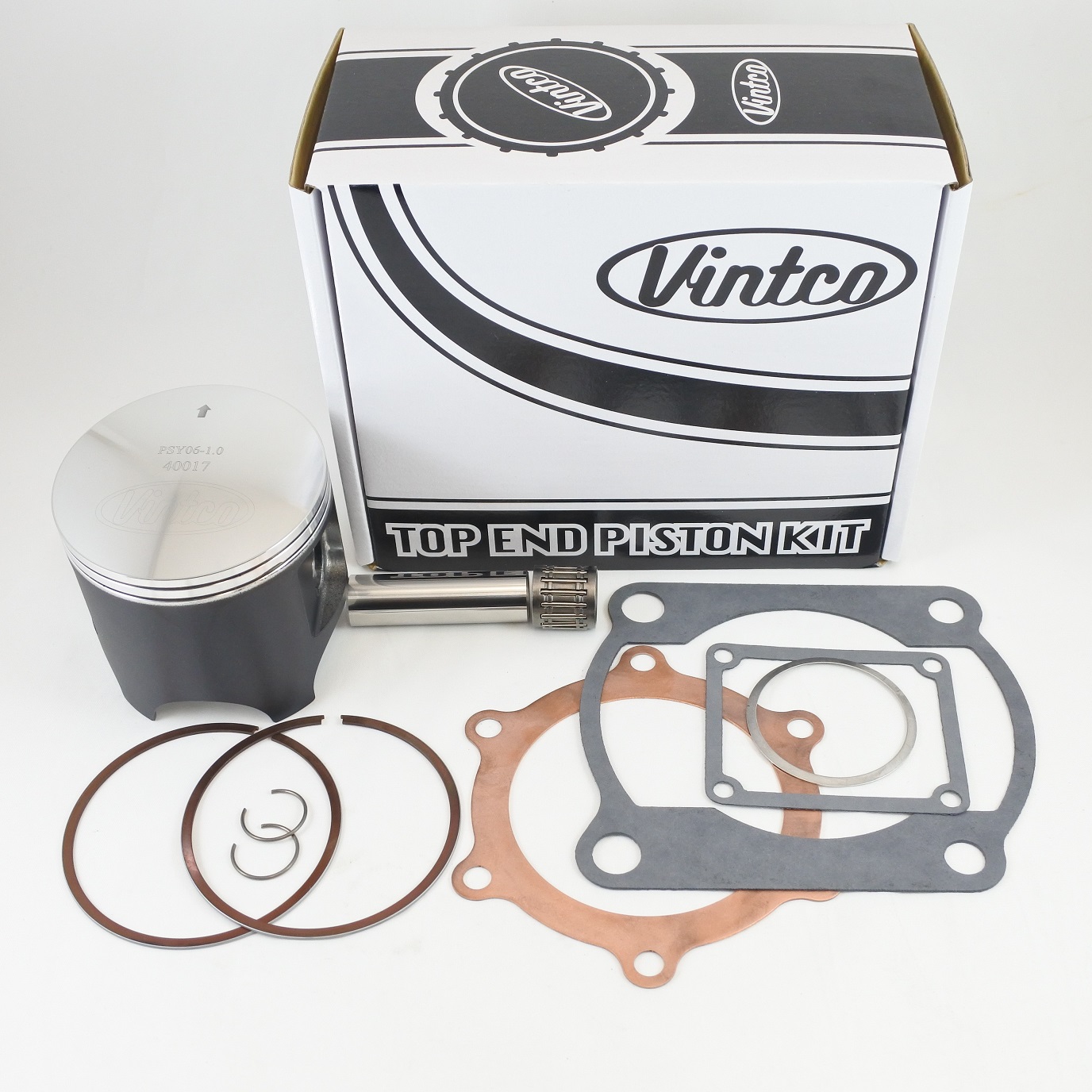 TOP END PISTON KIT 80-81 YAMAHA YZ 465 86.0mm 1.0mm OVER VINTCO KTY16-1.0 thumbnail 2