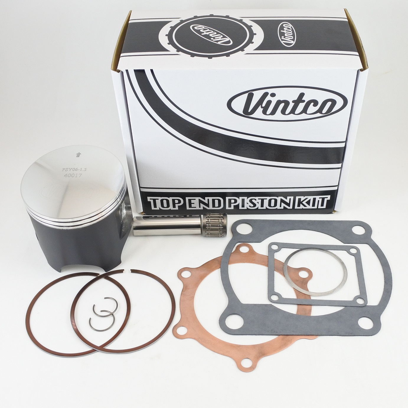 TOP END PISTON KIT 80-81 YAMAHA YZ 465 86.5mm 1.5mm OVER VINTCO KTY16-1.5 thumbnail 2