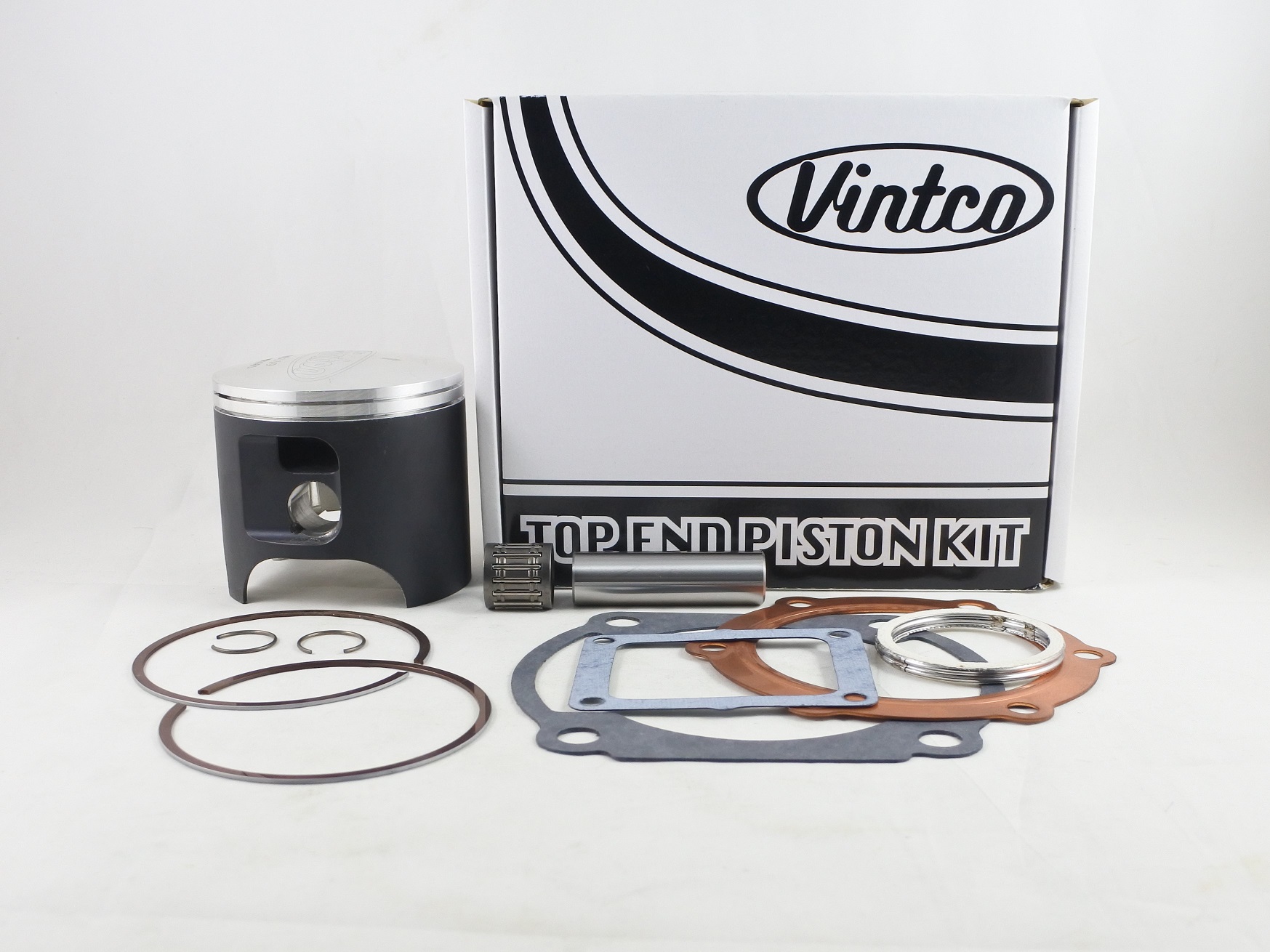 TOP END PISTON KIT 75-75 YAMAHA MX 400 85.5mm 0.5mm OVER VINTCO KTY17-0.5 image 1