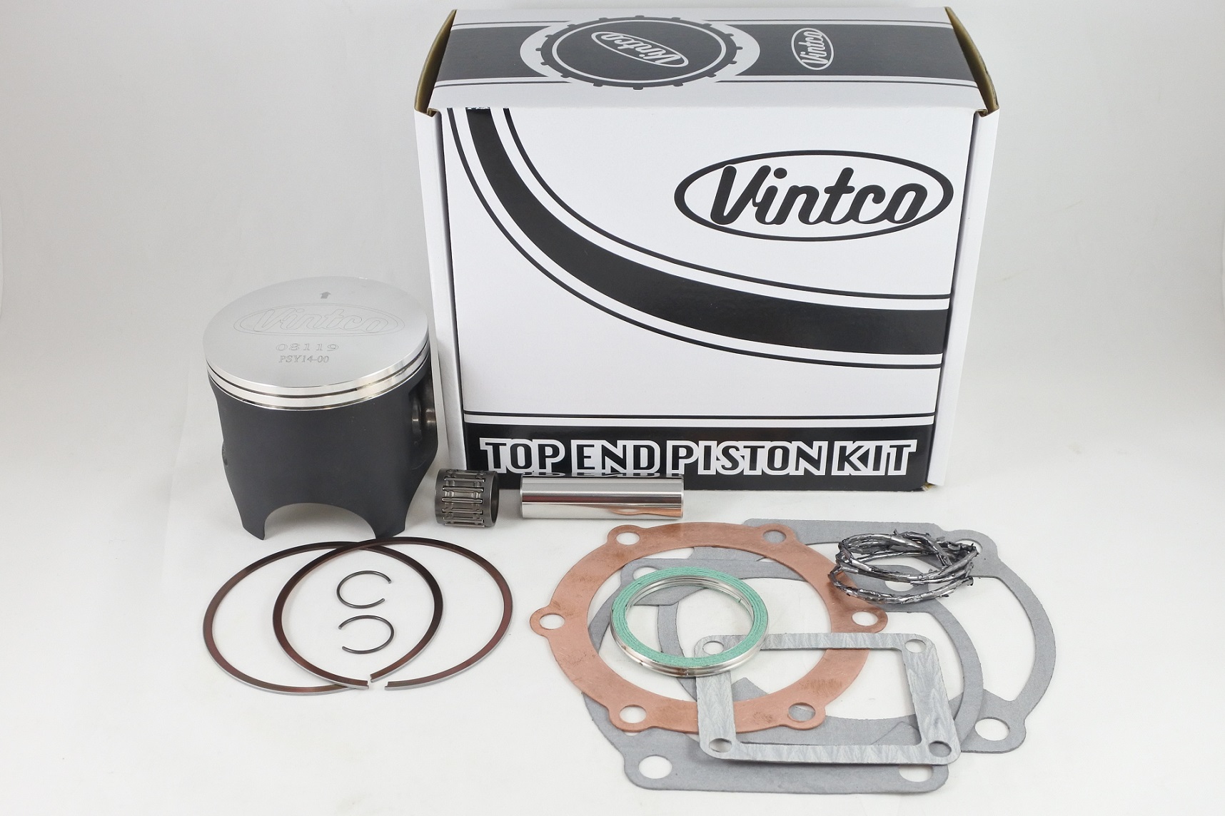 TOP END PISTON KIT 75-75 YAMAHA MX 400 86mm STANDARD VINTCO KTY17-00 image 1