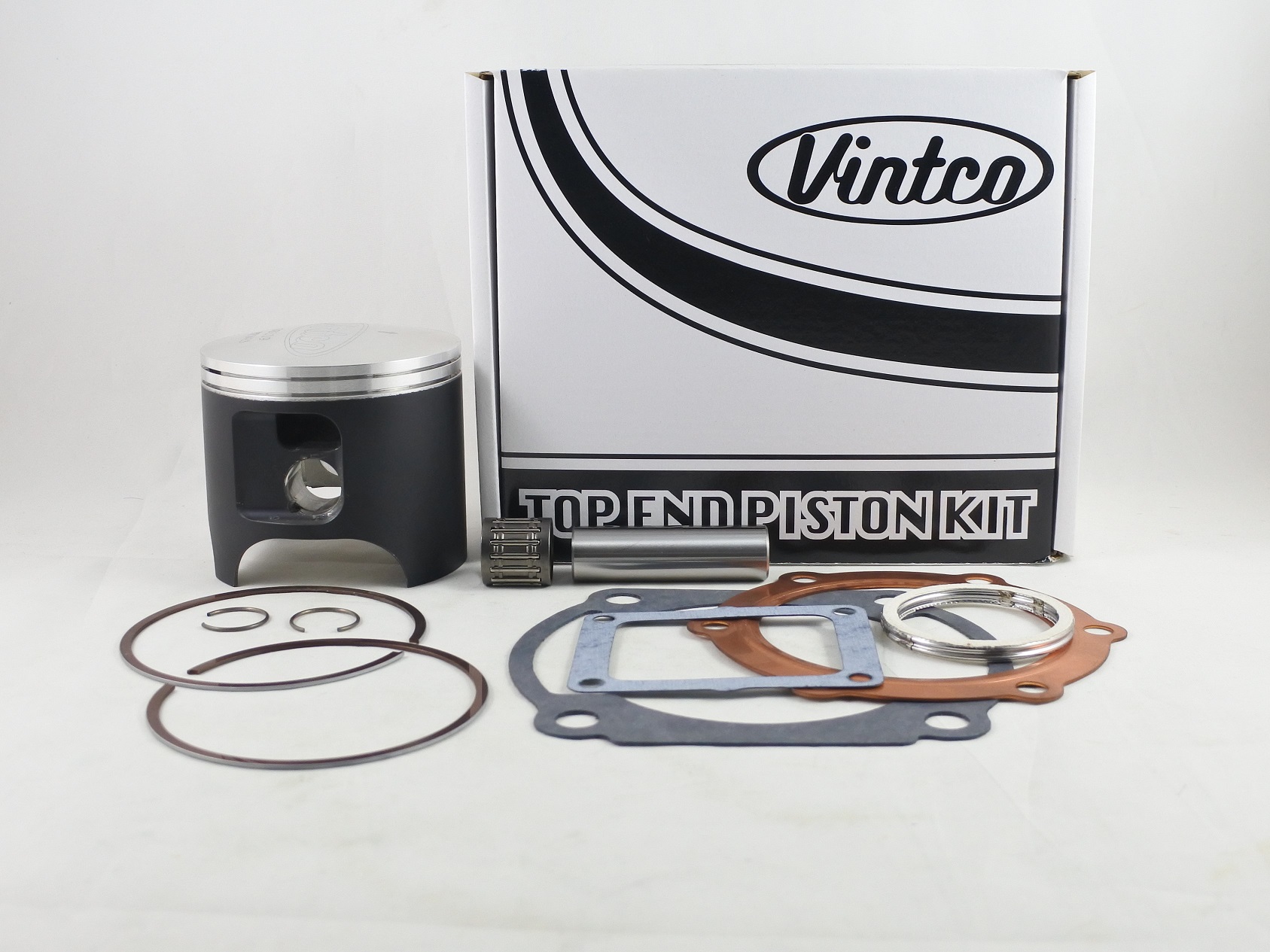 TOP END PISTON KIT 75-75 YAMAHA MX 400 86.5mm 1.5mm OVER VINTCO KTY17-1.5 image 1