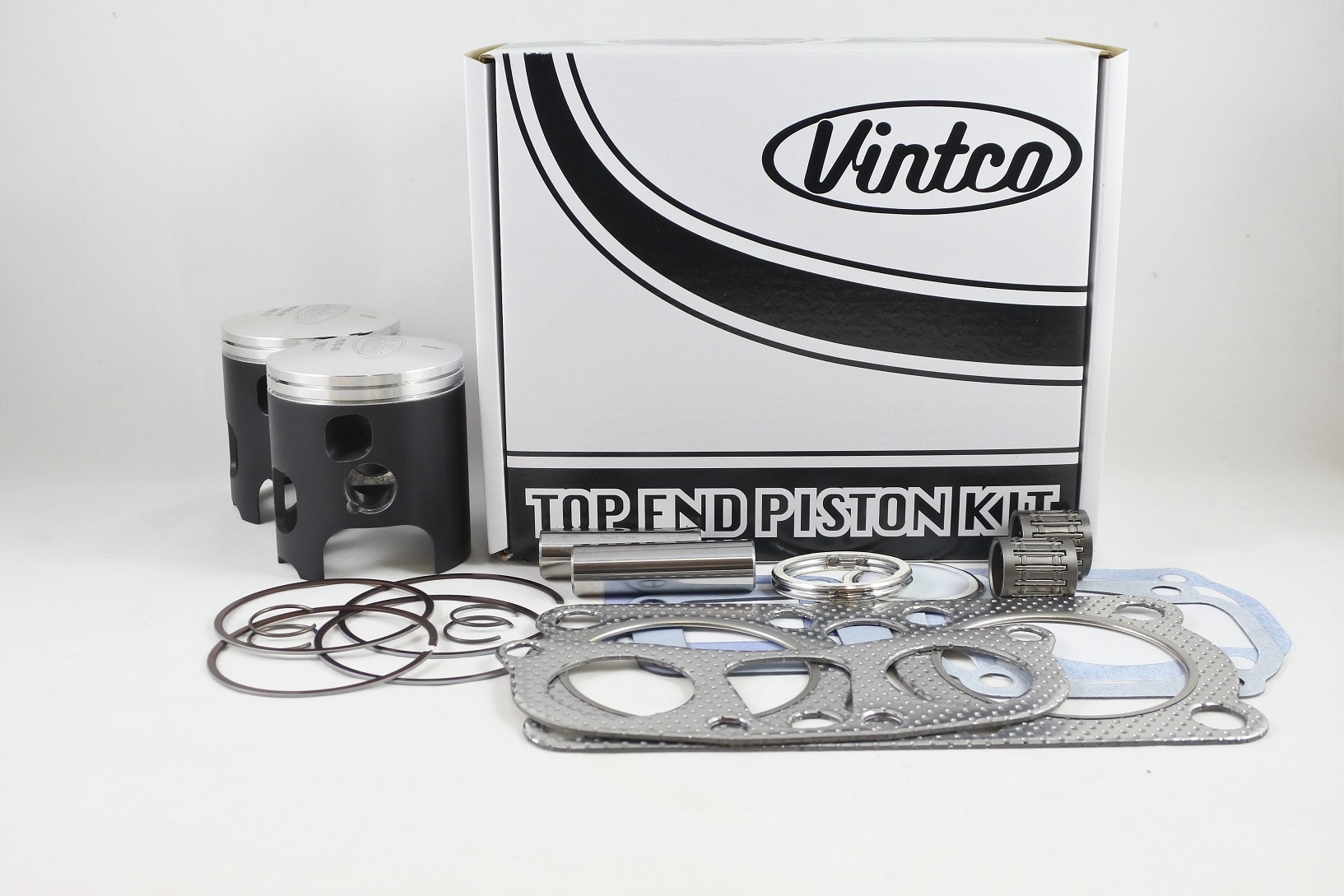 TOP END PISTON KIT 79-79 YAMAHA RD 400 64.0mm STANDARD VINTCO KTY18-00 image 1