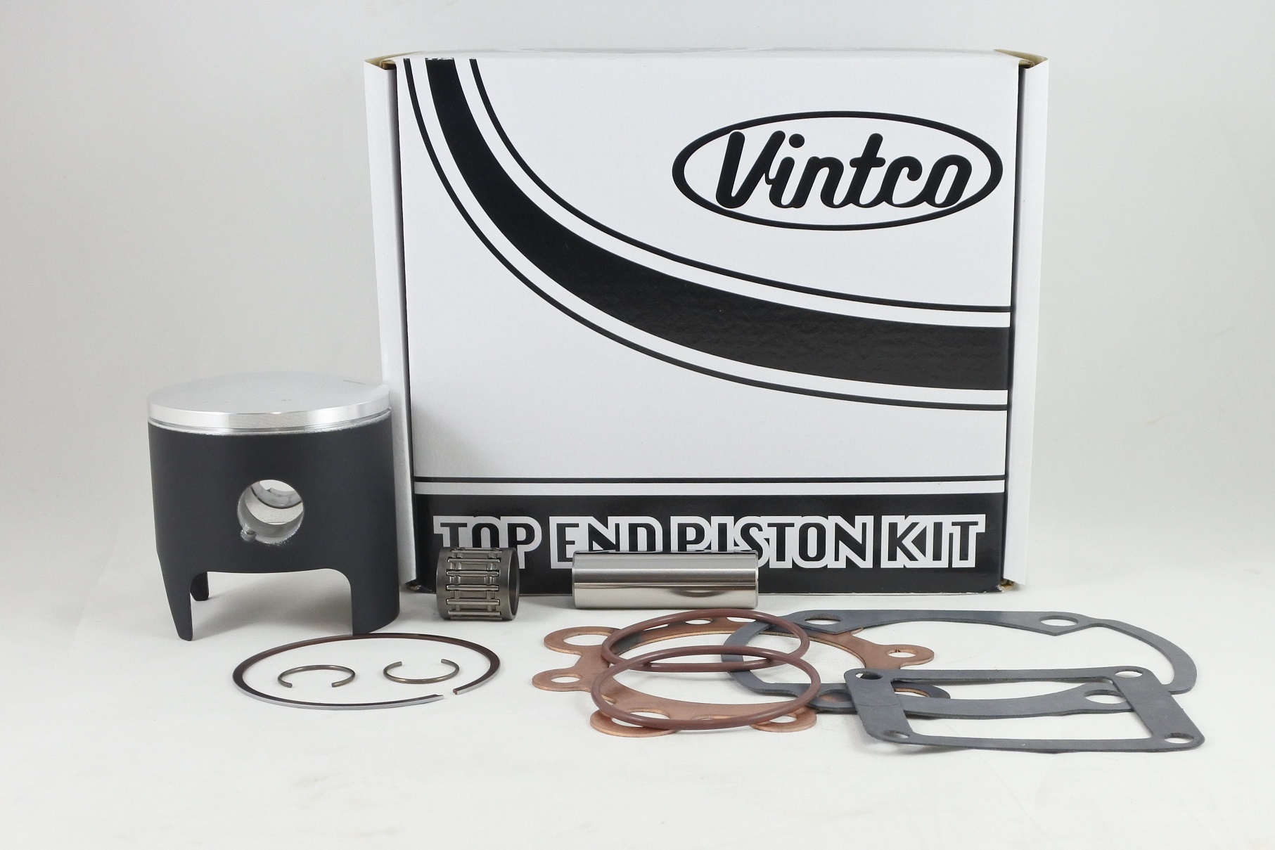 TOP END PISTON KIT 74-75 YAMAHA YZ 250 70.5mm +0.5mm OVER VINTCO KTY19-0.5 image 1