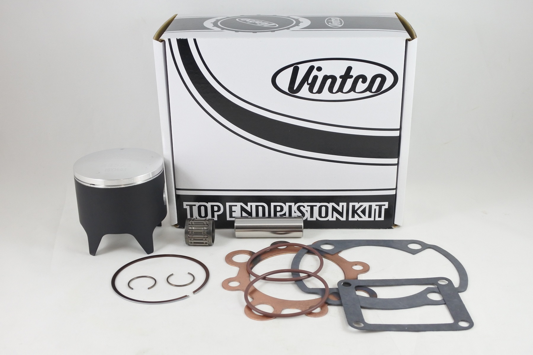 TOP END PISTON KIT 74-75 YAMAHA YZ 250 70.5mm +0.5mm OVER VINTCO KTY19-0.5 thumbnail 2