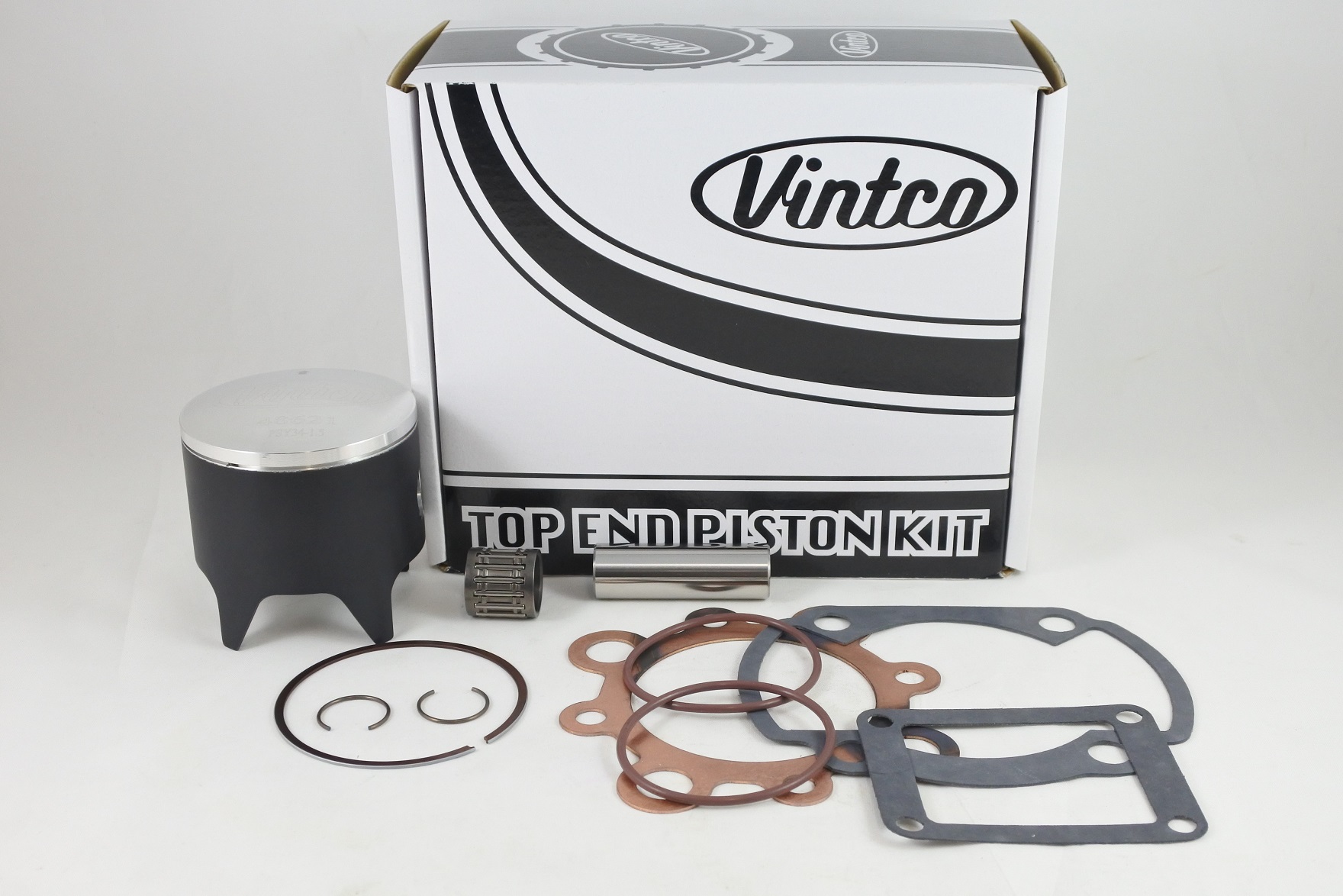 TOP END PISTON KIT 74-75 YAMAHA YZ 250 71.5mm OVER VINTCO KTY19-1.5 thumbnail 2