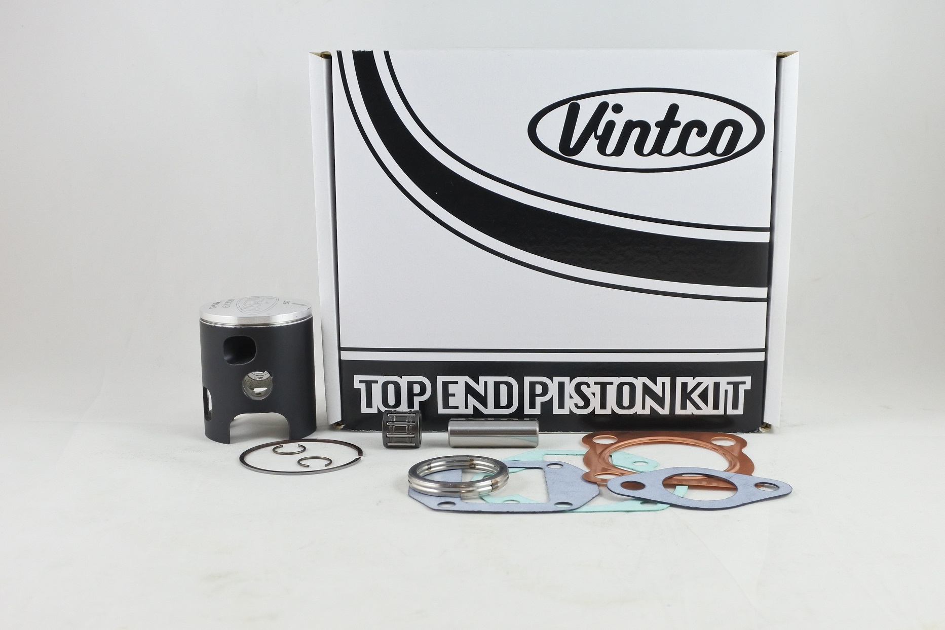 TOP END PISTON KIT 75-75 YAMAHA YZ 80 48.5mm OVER VINTCO KTY21-1.5 image 1