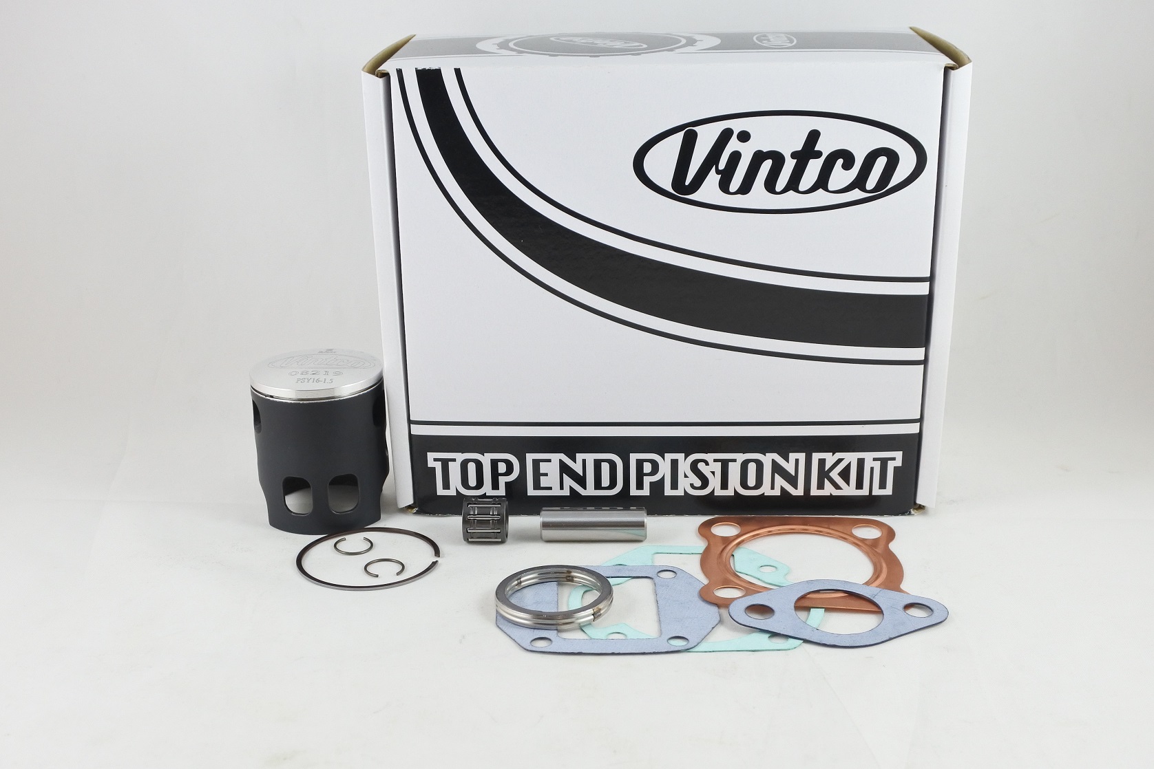 TOP END PISTON KIT 75-75 YAMAHA YZ 80 48.5mm OVER VINTCO KTY21-1.5 thumbnail 2