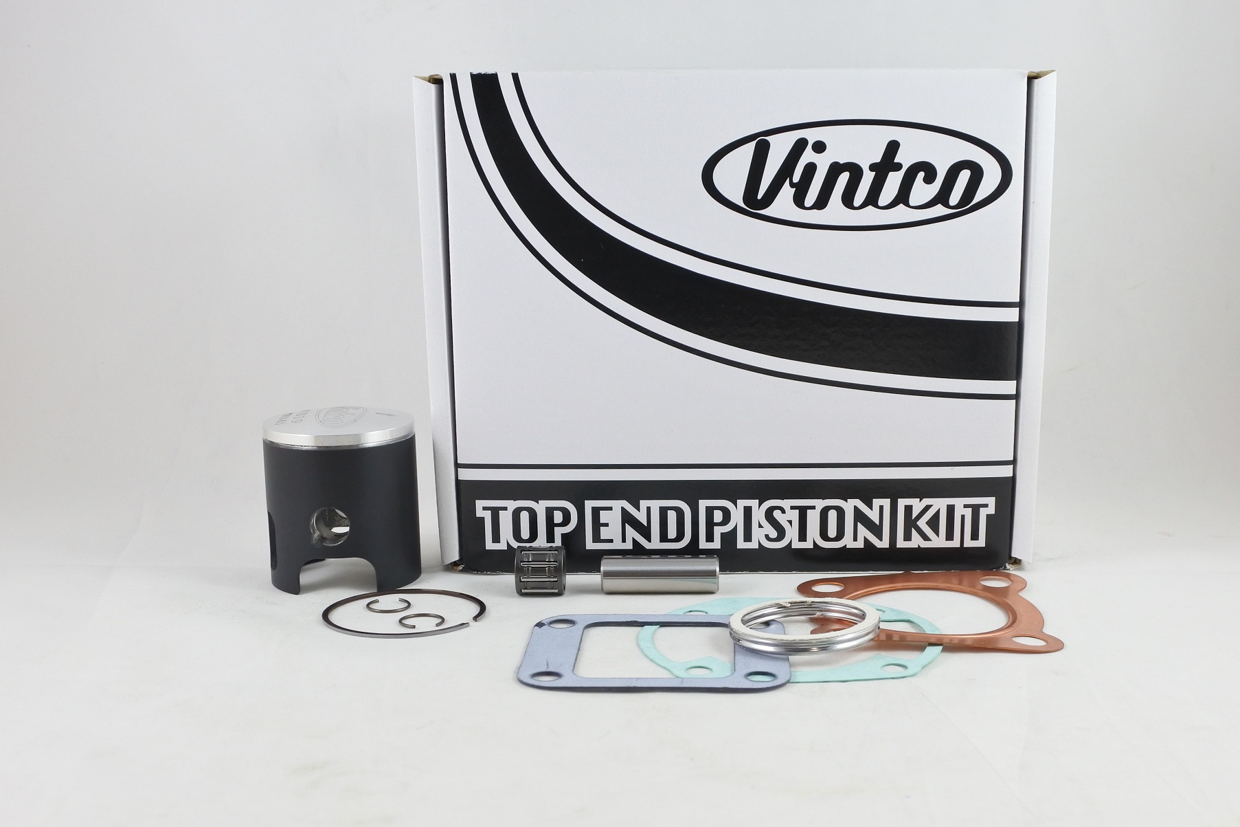 TOP END PISTON KIT 78-79 YAMAHA YZ 80 49.5mm 0.5mm OVER VINTCO KTY23-0.5 image 1