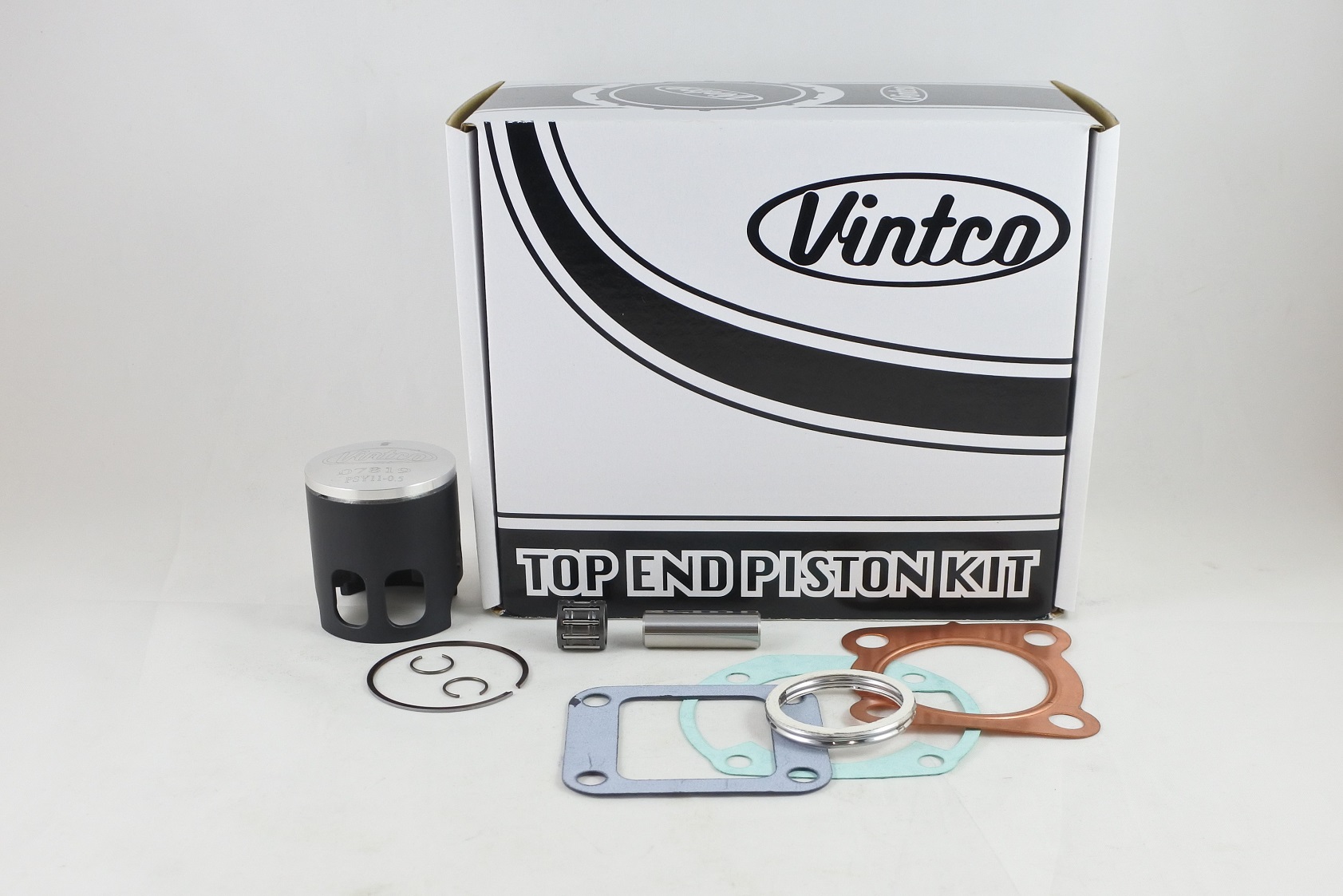 TOP END PISTON KIT 78-79 YAMAHA YZ 80 49.5mm 0.5mm OVER VINTCO KTY23-0.5 thumbnail 2