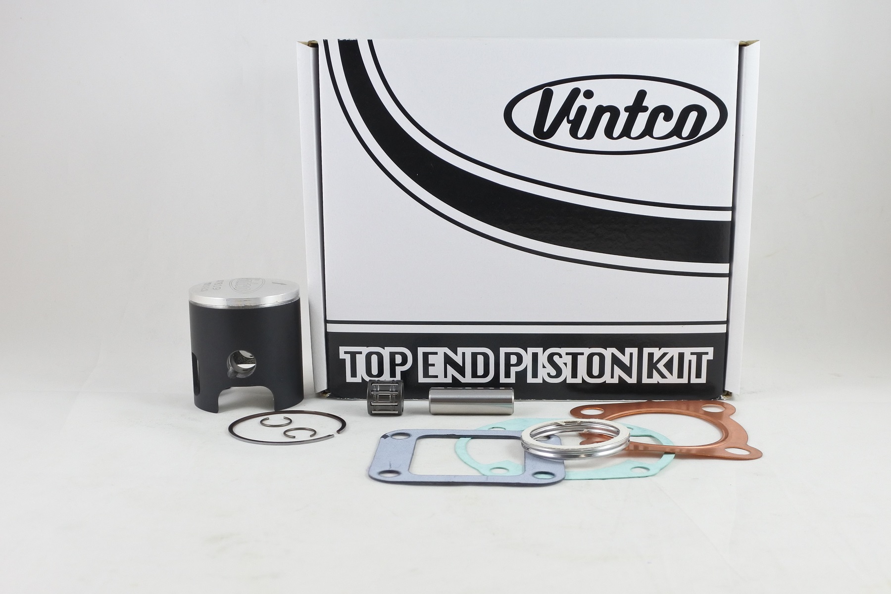 TOP END PISTON KIT 78-79 YAMAHA YZ 80 50.5mm 1.5mm OVER VINTCO KTY23-1.5 image 1