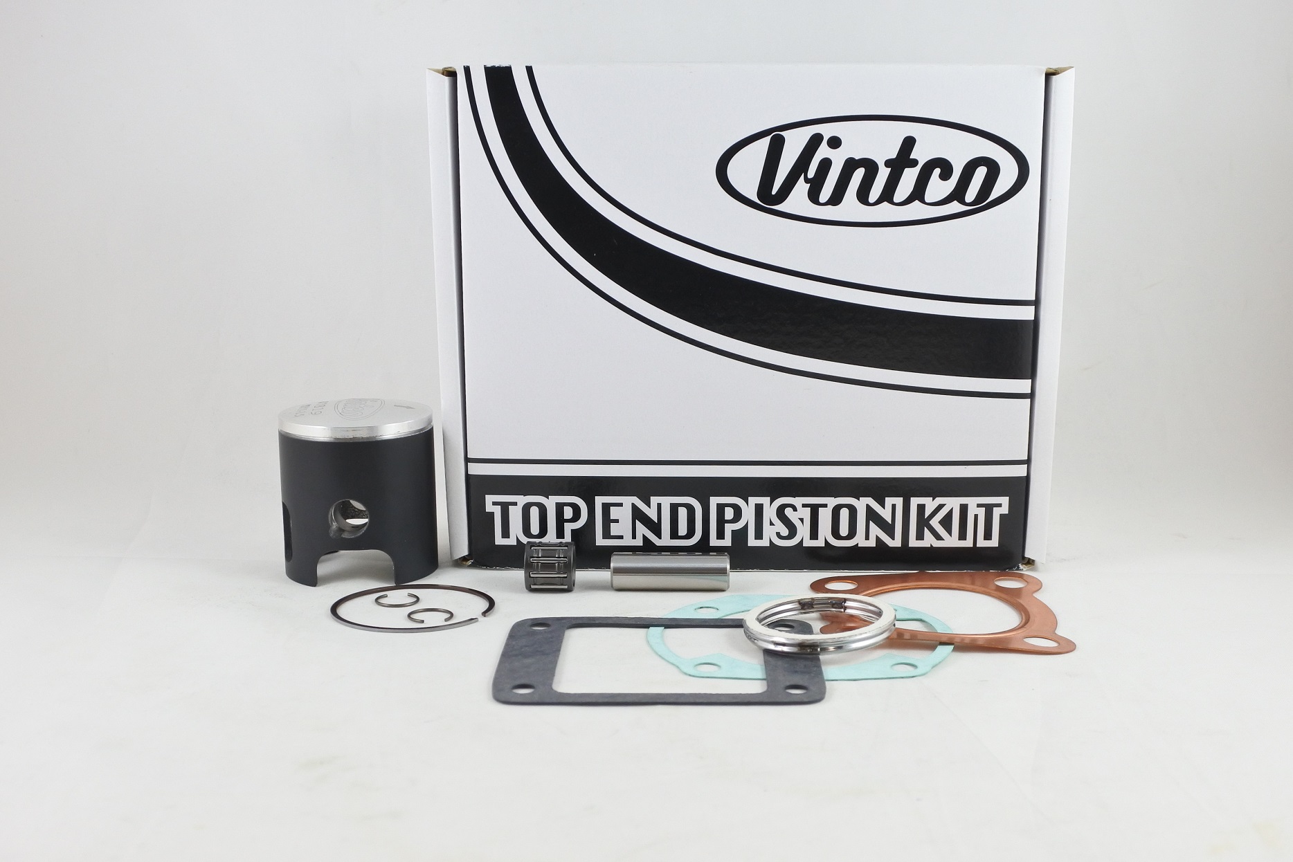 TOP END PISTON KIT 80-80 YAMAHA YZ 80 50.5mm +1.5mm OVER VINTCO KTY24-1.5 image 1