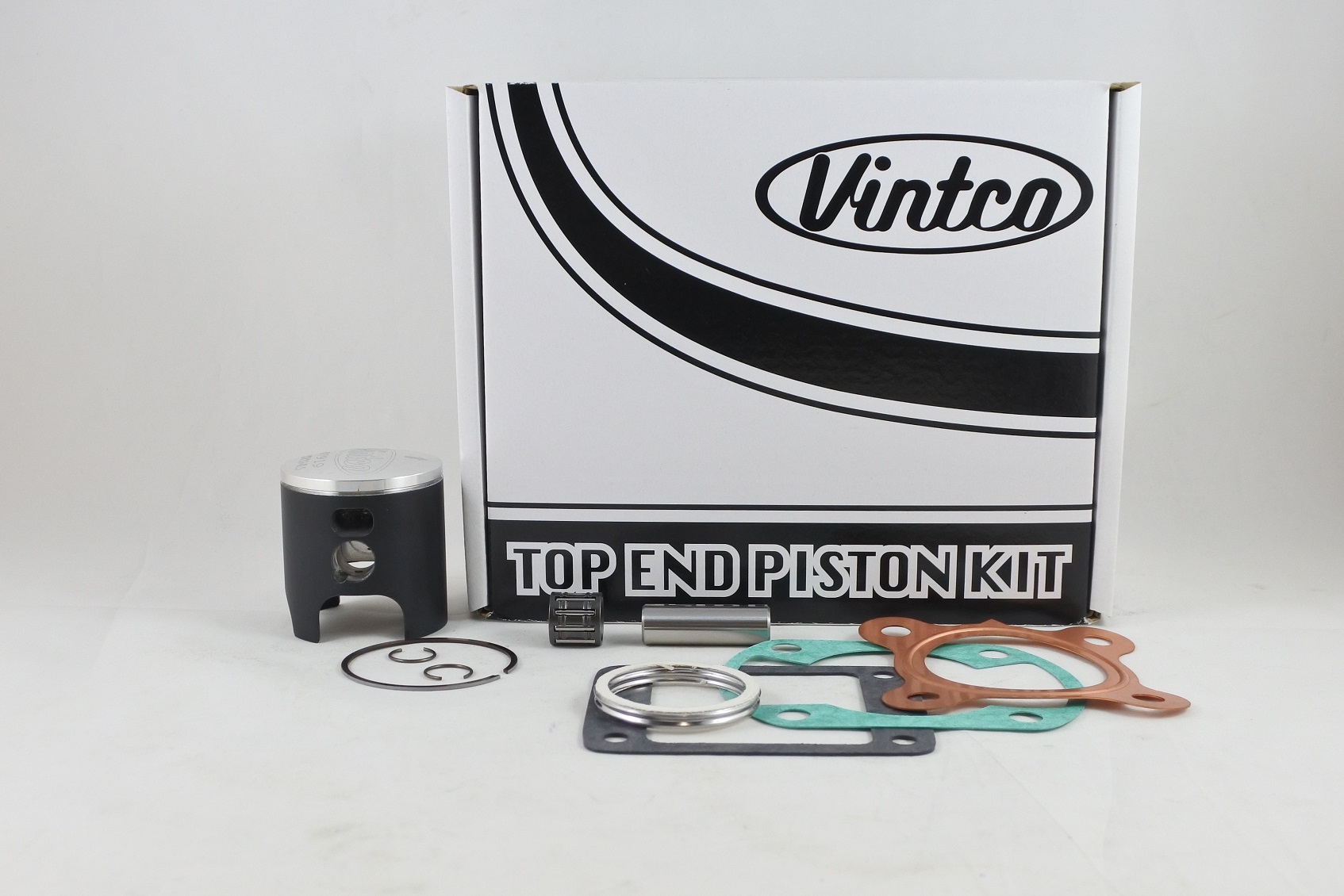 TOP END PISTON KIT 81-81 YAMAHA YZ 80 49.5mm +0.5mm OVER VINTCO KTY25-0.5 image 1