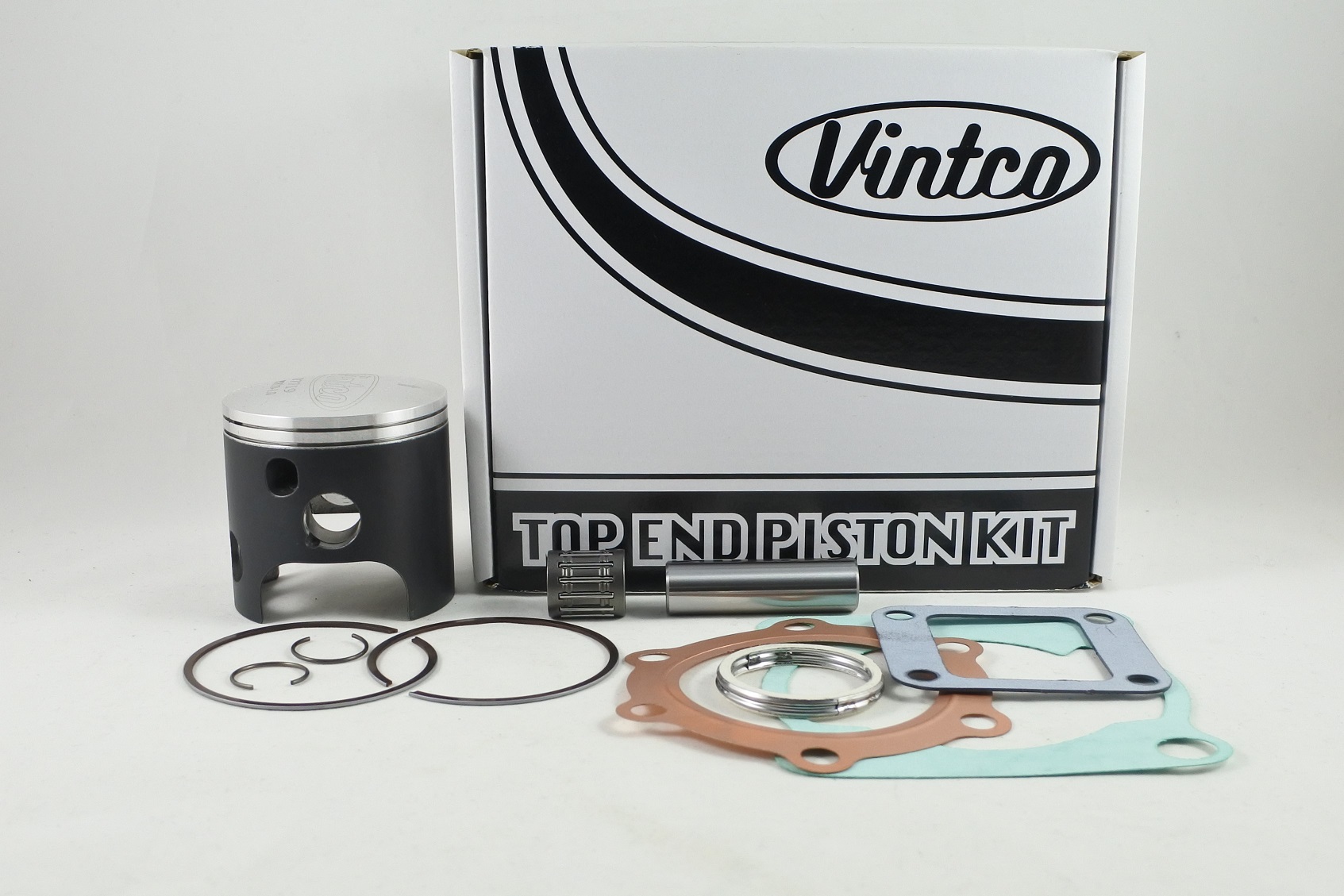 TOP END PISTON KIT 79-81 YAMAHA DT MX 175 67mm OVER VINTCO KTY26-1.0 image 1