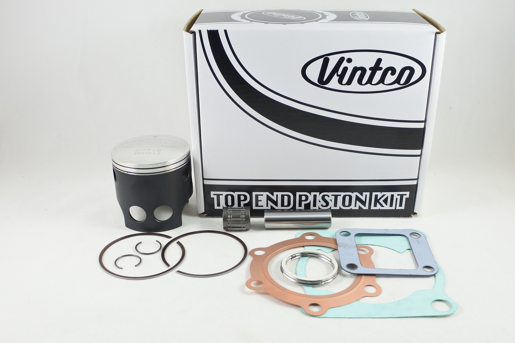 TOP END PISTON KIT 79-81 YAMAHA DT MX 175 67.5MM 1.5MM OVER VINTCO KTY26-1.5 thumbnail 2