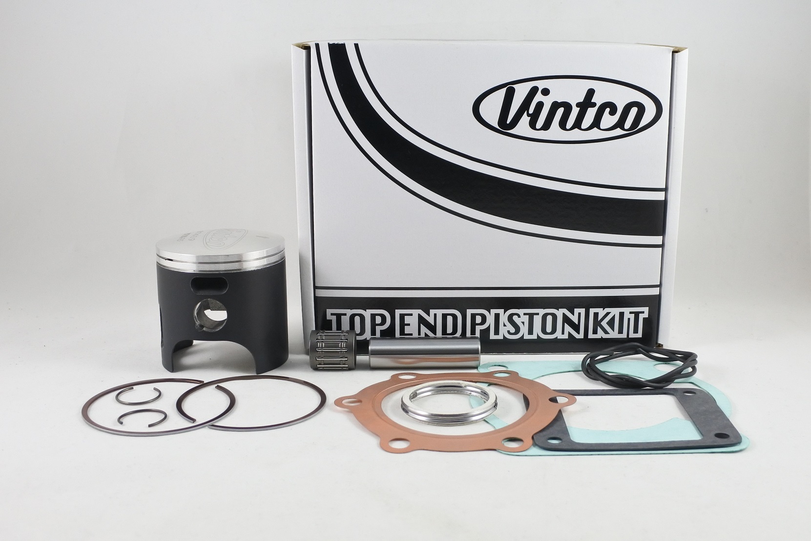TOP END PISTON KIT 77-79 YAMAHA IT 175 67.5mm 1.5mm OVER VINTCO KTY27-1.5 image 1