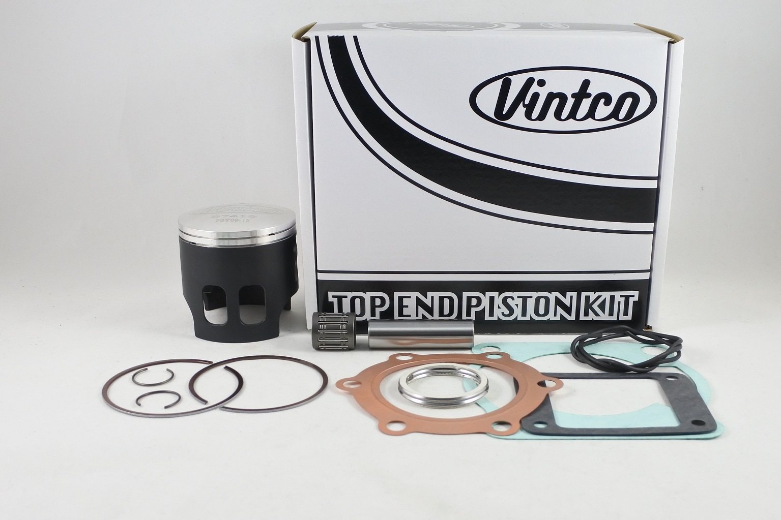 TOP END PISTON KIT 77-79 YAMAHA IT 175 67.5mm 1.5mm OVER VINTCO KTY27-1.5 thumbnail 2