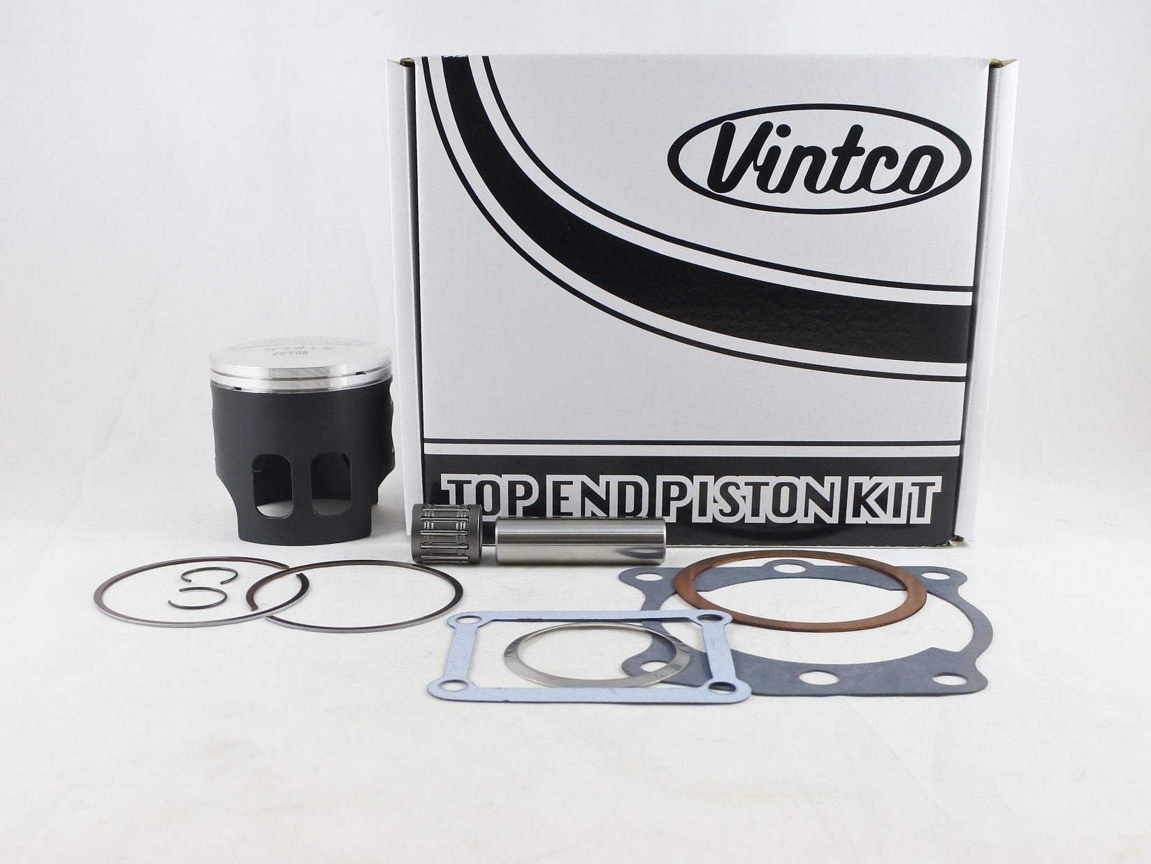 TOP END PISTON KIT 80-81 YAMAHA IT 175 67mm 1.0mm OVER VINTCO KTY28-1.0 thumbnail 2