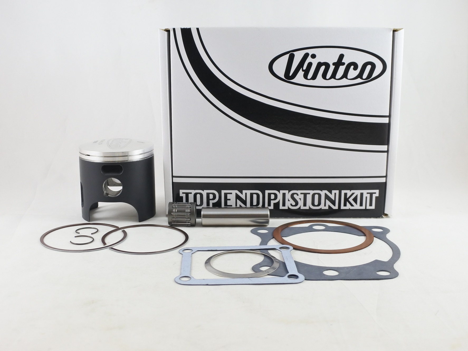 TOP END PISTON KIT 80-81 YAMAHA IT 175 67.5mm 1.5mm OVER VINTCO KTY28-1.5 image 1