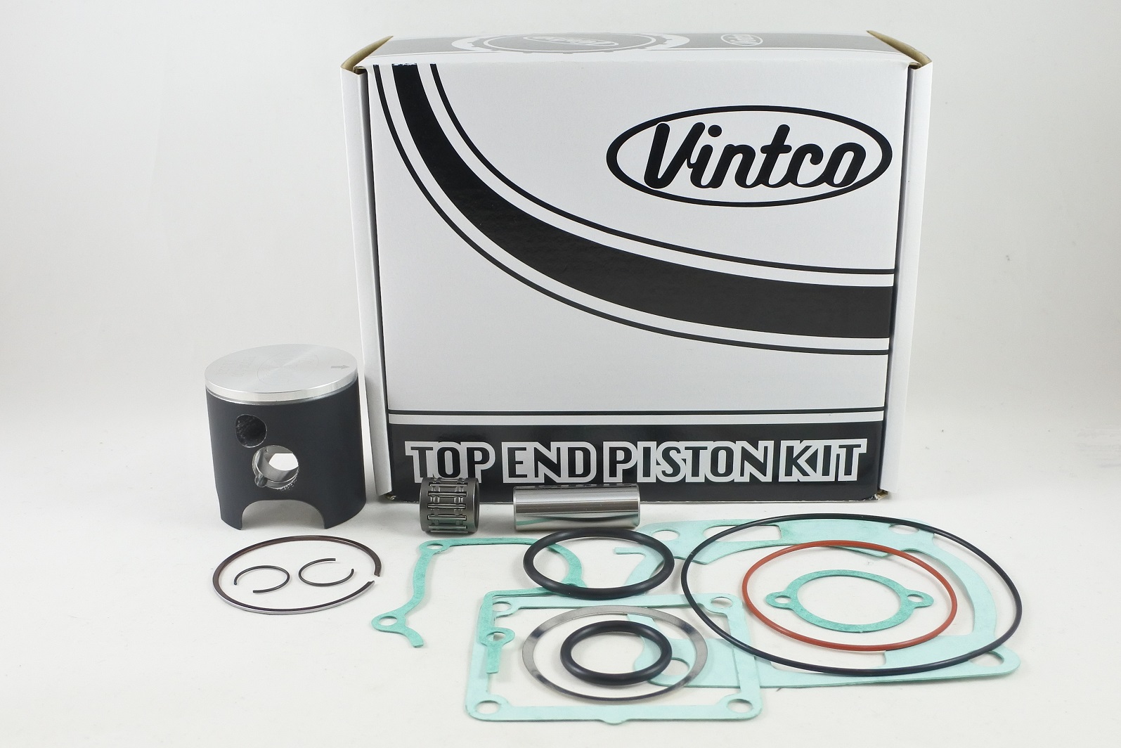 TOP END PISTON KIT 90-90 YAMAHA YZ125 56.02mm STANDARD VINTCO KTY30-00 image 1