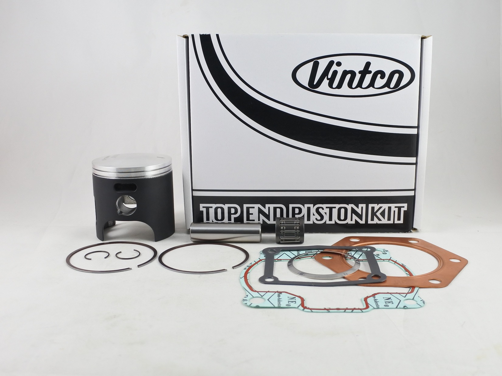 TOP END PISTON KIT 84-86 YAMAHA IT 200 67mm 1.0mm OVER VINTCO KTY34-1.0 image 1