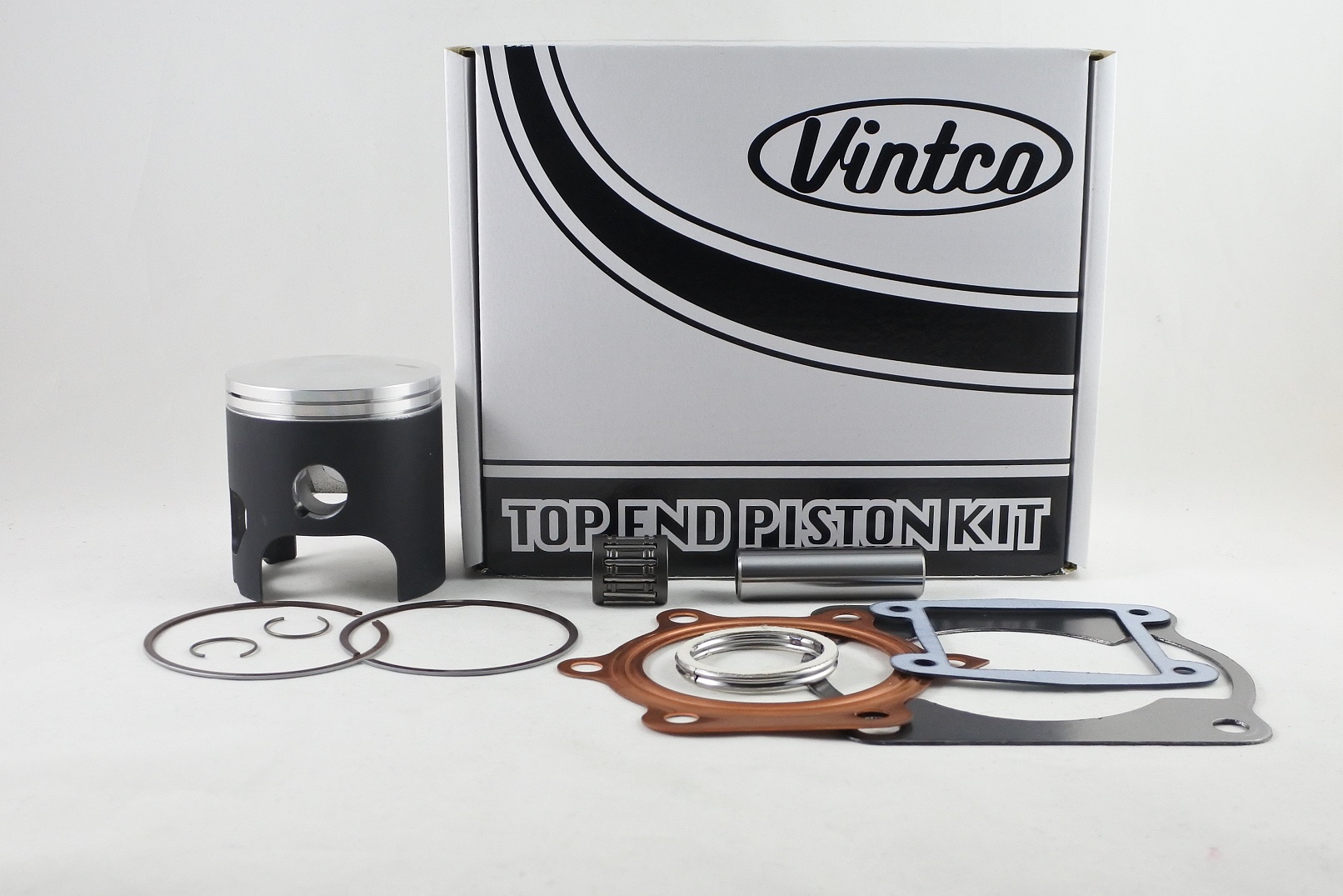 TOP END PISTON KIT 88-06 YAMAHA YFS BLASTER 200 66.5mm 0.5mm OVER VINTCO KTY35-0.5 image 1