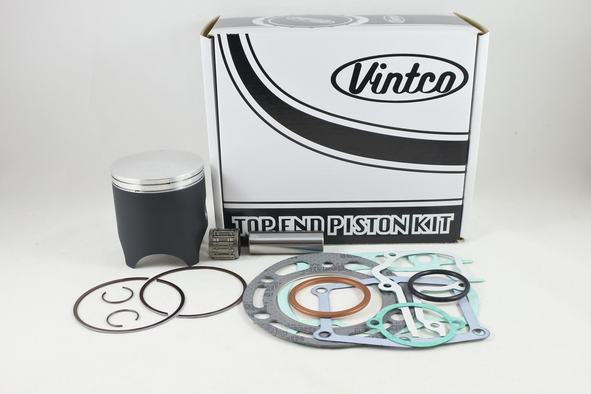 TOP END PISTON KIT 84-85 YAMAHA YZ 250 68.5mm 0.5mm OVER VINTCO KTY37-0.5 thumbnail 2