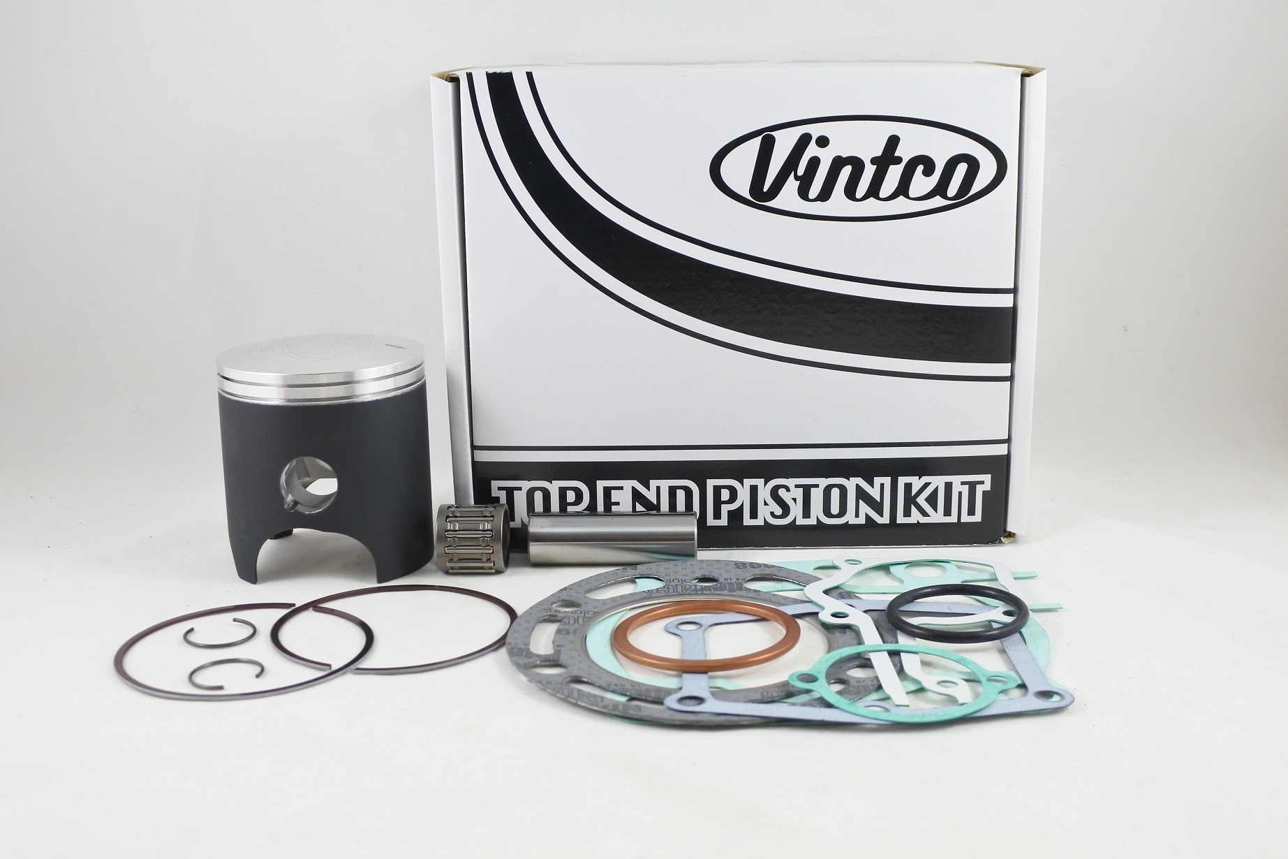 TOP END PISTON KIT 84-85 YAMAHA YZ 250 69mm 1.0mm OVER VINTCO KTY37-1.0 image 1