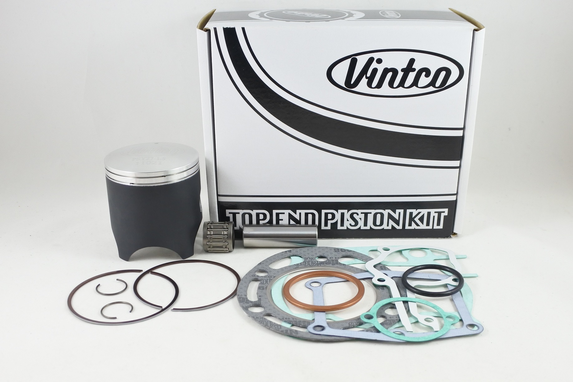 TOP END PISTON KIT 84-85 YAMAHA YZ 250 69.5mm VINTCO KTY37-1.5 thumbnail 2