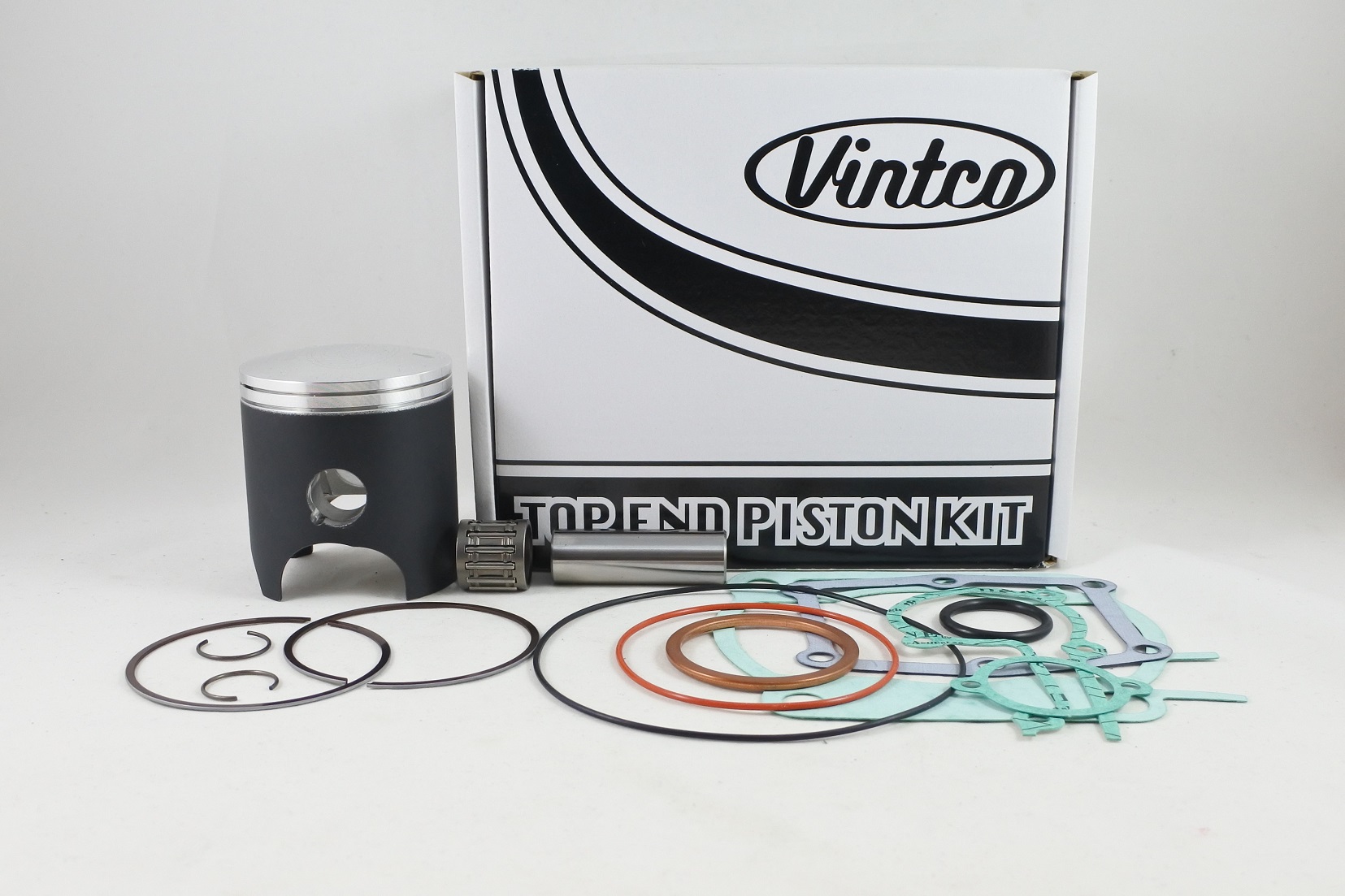 TOP END PISTON KIT 86-86 YAMAHA YZ 250 68.5mm 0.5mm OVER VINTCO KTY38-0.5 image 1
