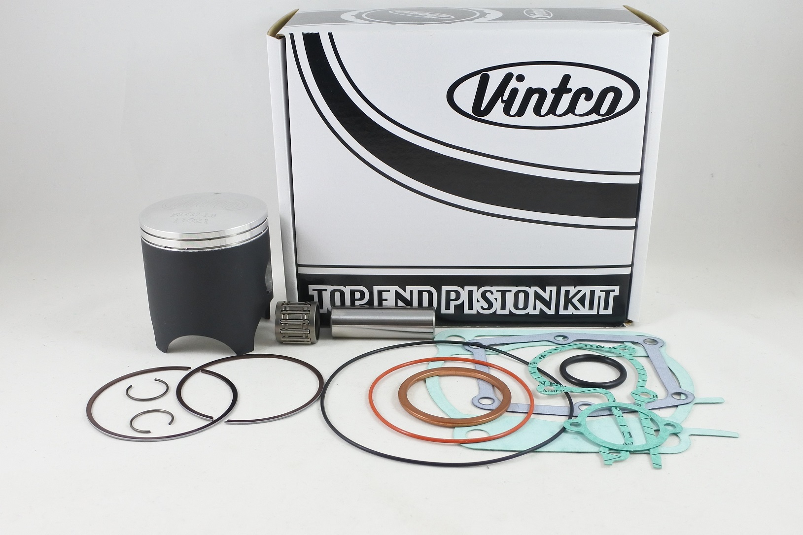 TOP END PISTON KIT 86-86 YAMAHA YZ 250 69mm 1.0mm OVER VINTCO KTY38-1.0 thumbnail 2