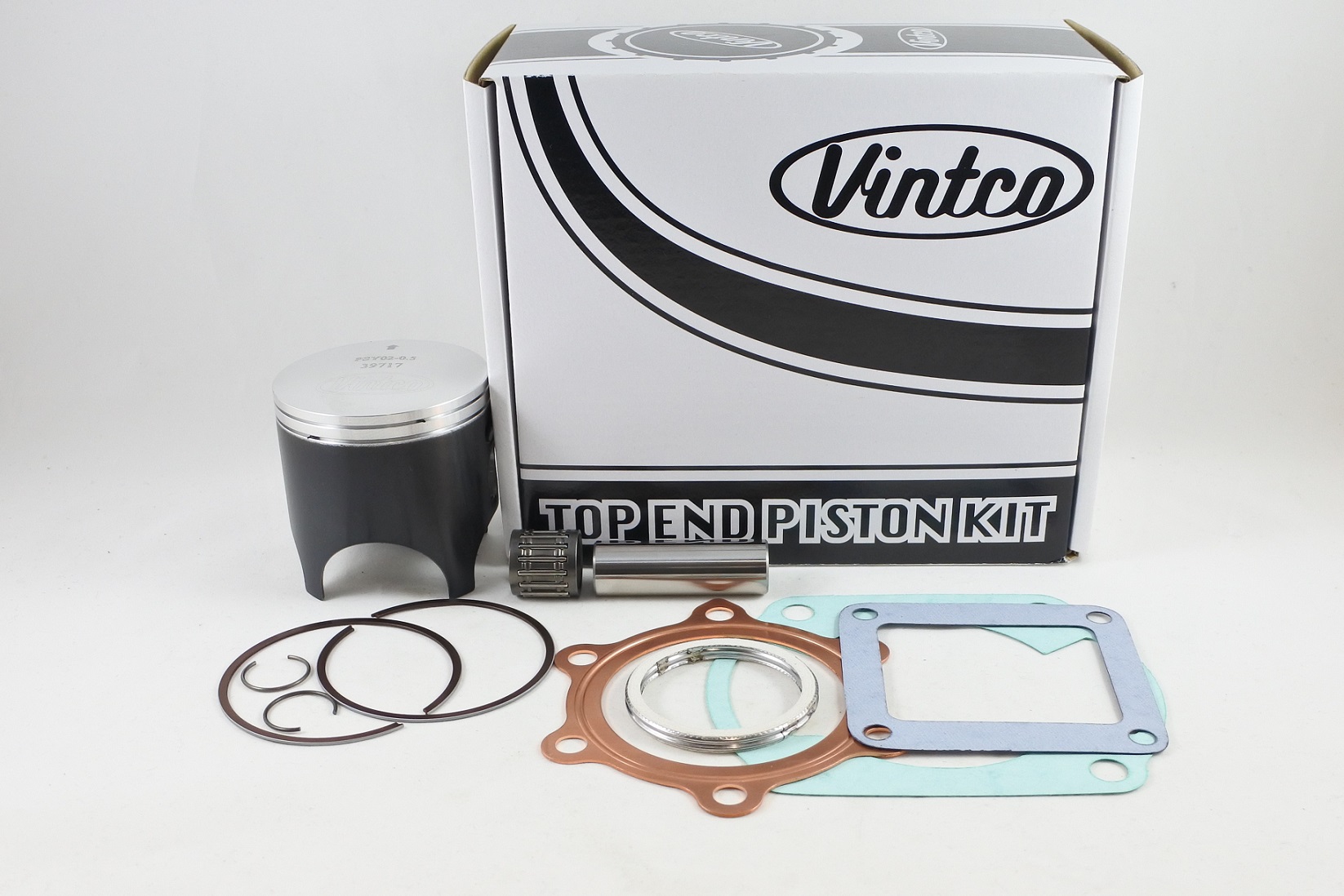 TOP END PISTON KIT 74-76 YAMAHA DT 250 70.5mm 0.5mm OVER VINTCO KTY40-0.5 thumbnail 2