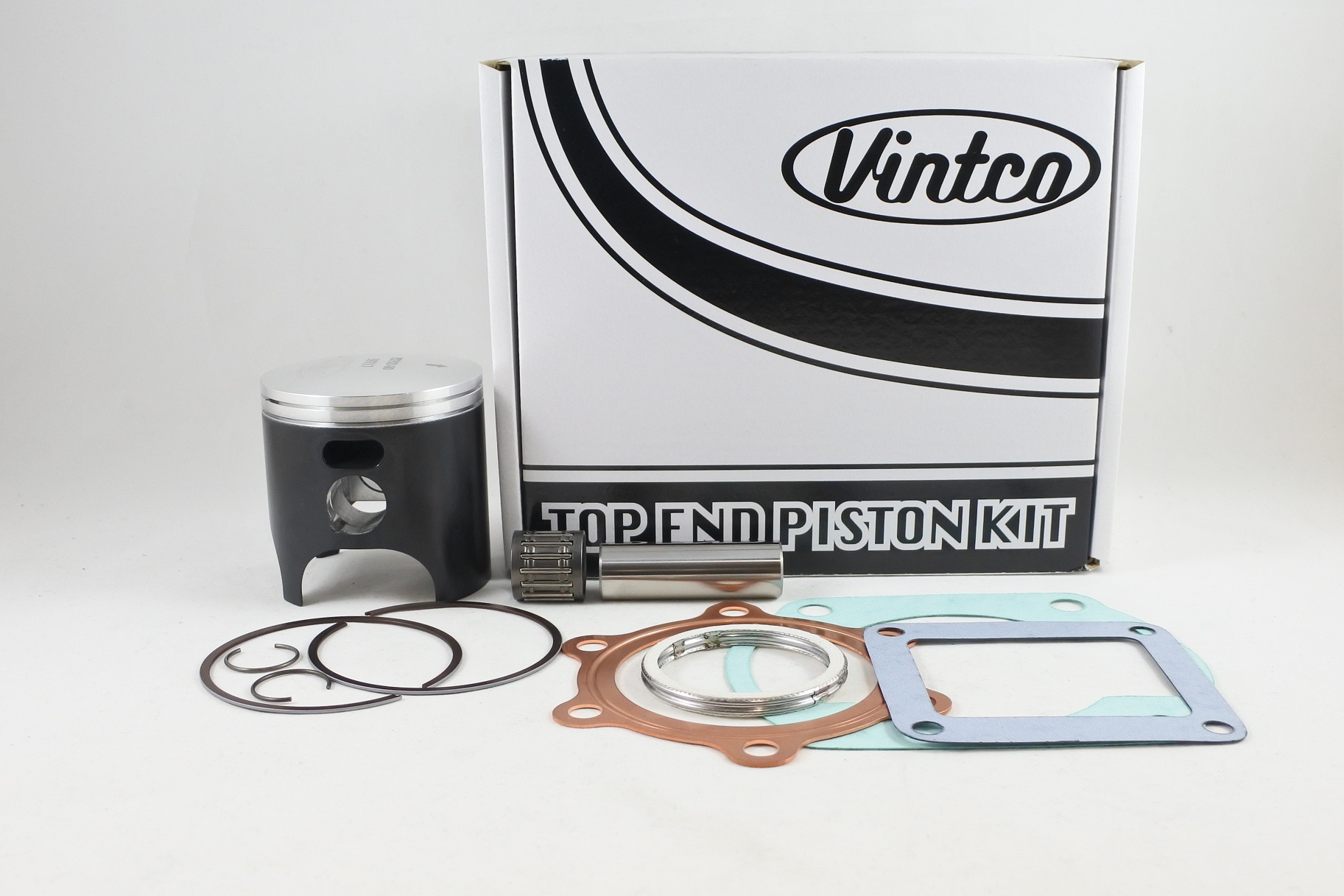 TOP END PISTON KIT 74-76 YAMAHA DT 250 70mm STANDARD VINTCO KTY40-00 image 1