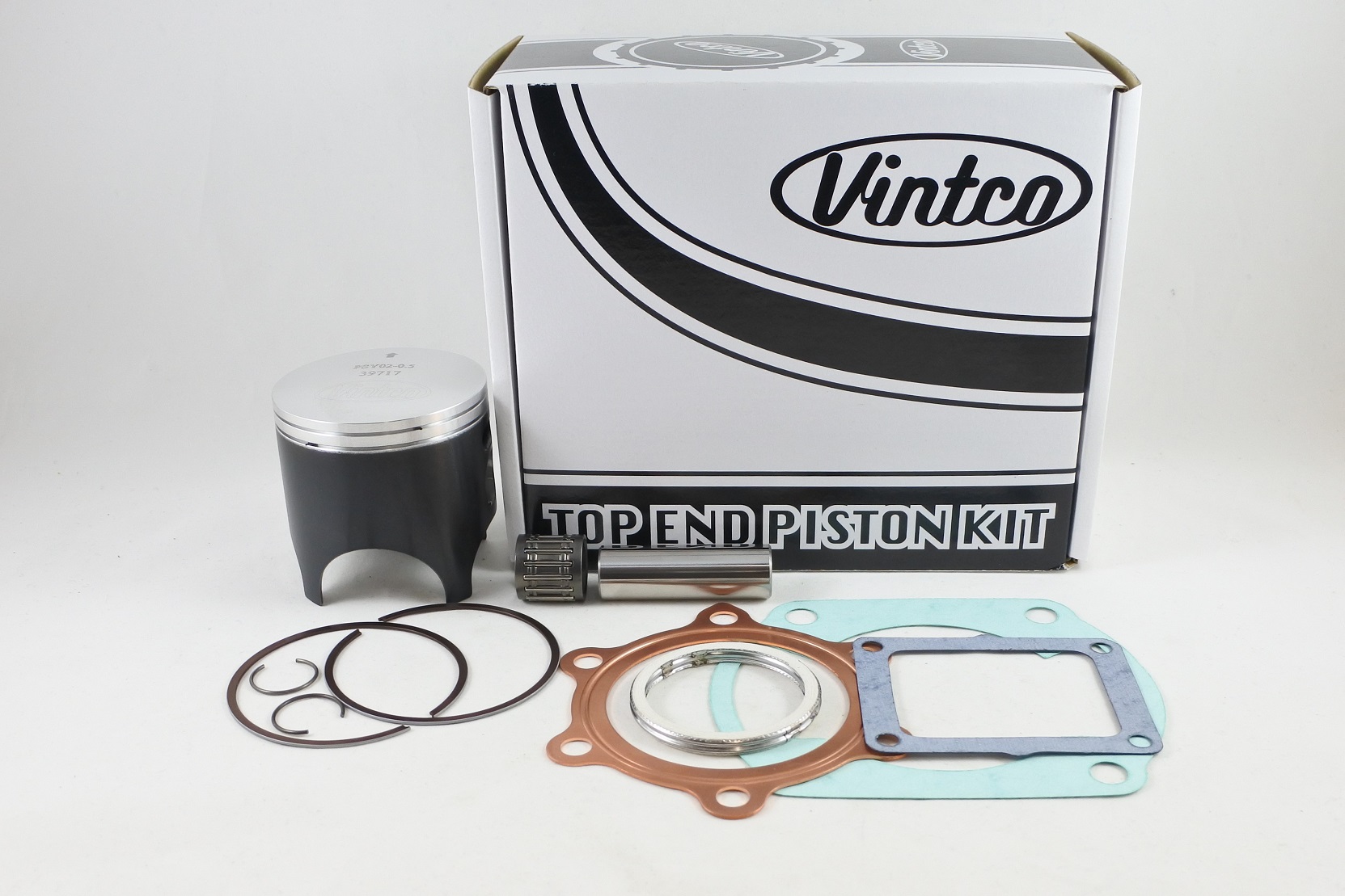 TOP END PISTON KIT 77-79 YAMAHA DT 250 70.5mm 0.5mm OVER VINTCO KTY41-0.5 thumbnail 2