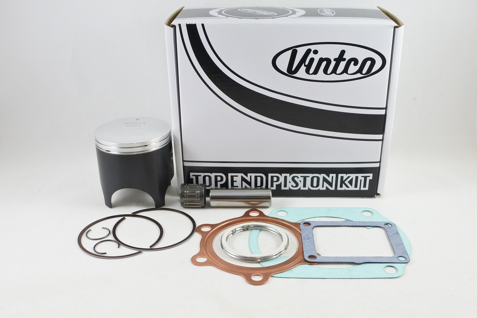 TOP END PISTON KIT 77-79 YAMAHA DT 250 71mm 1.0mm OVER VINTCO KTY41-1.0 thumbnail 2