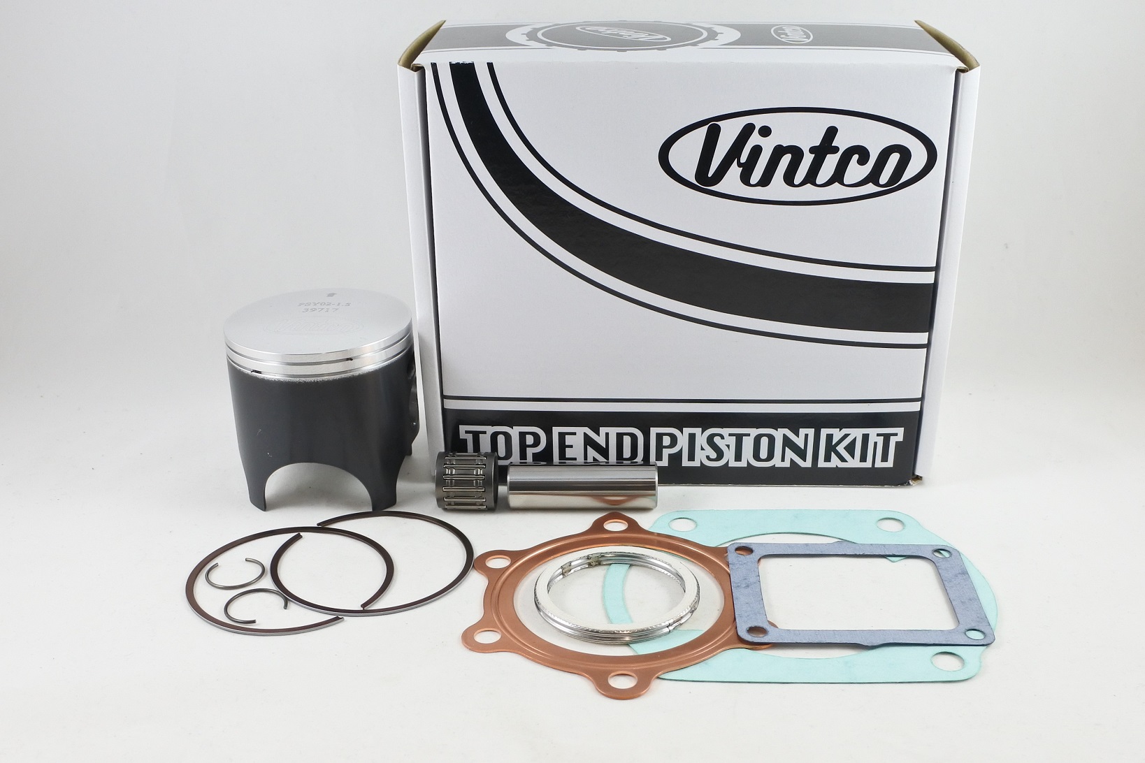 TOP END PISTON KIT 77-79 YAMAHA DT 250 71.5MM OVER VINTCO KTY41-1.5 thumbnail 2