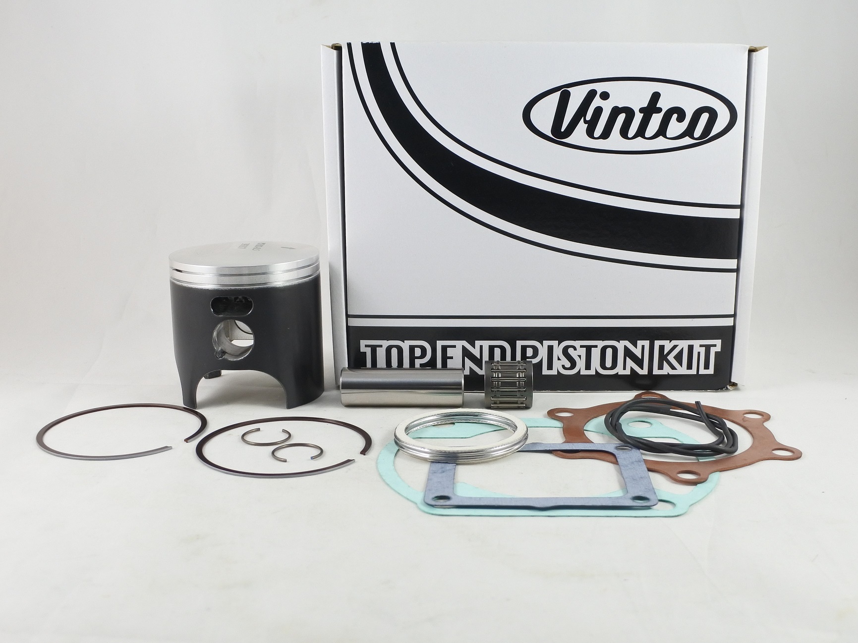 TOP END PISTON KIT 78-78 YAMAHA IT 250 70.5mm 0.5mm OVER VINTCO KTY43-0.5 image 1