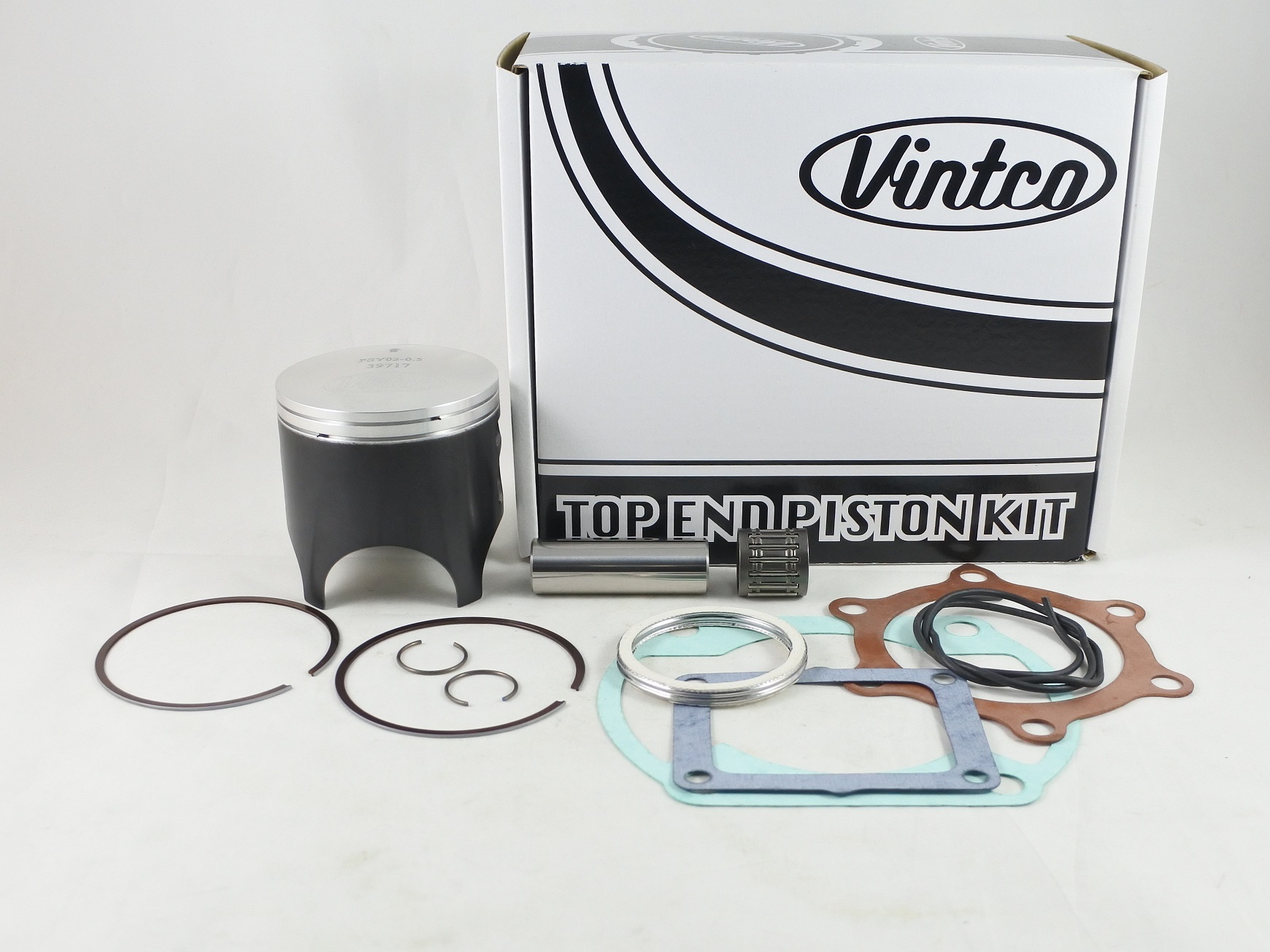 TOP END PISTON KIT 78-78 YAMAHA IT 250 70.5mm 0.5mm OVER VINTCO KTY43-0.5 thumbnail 2