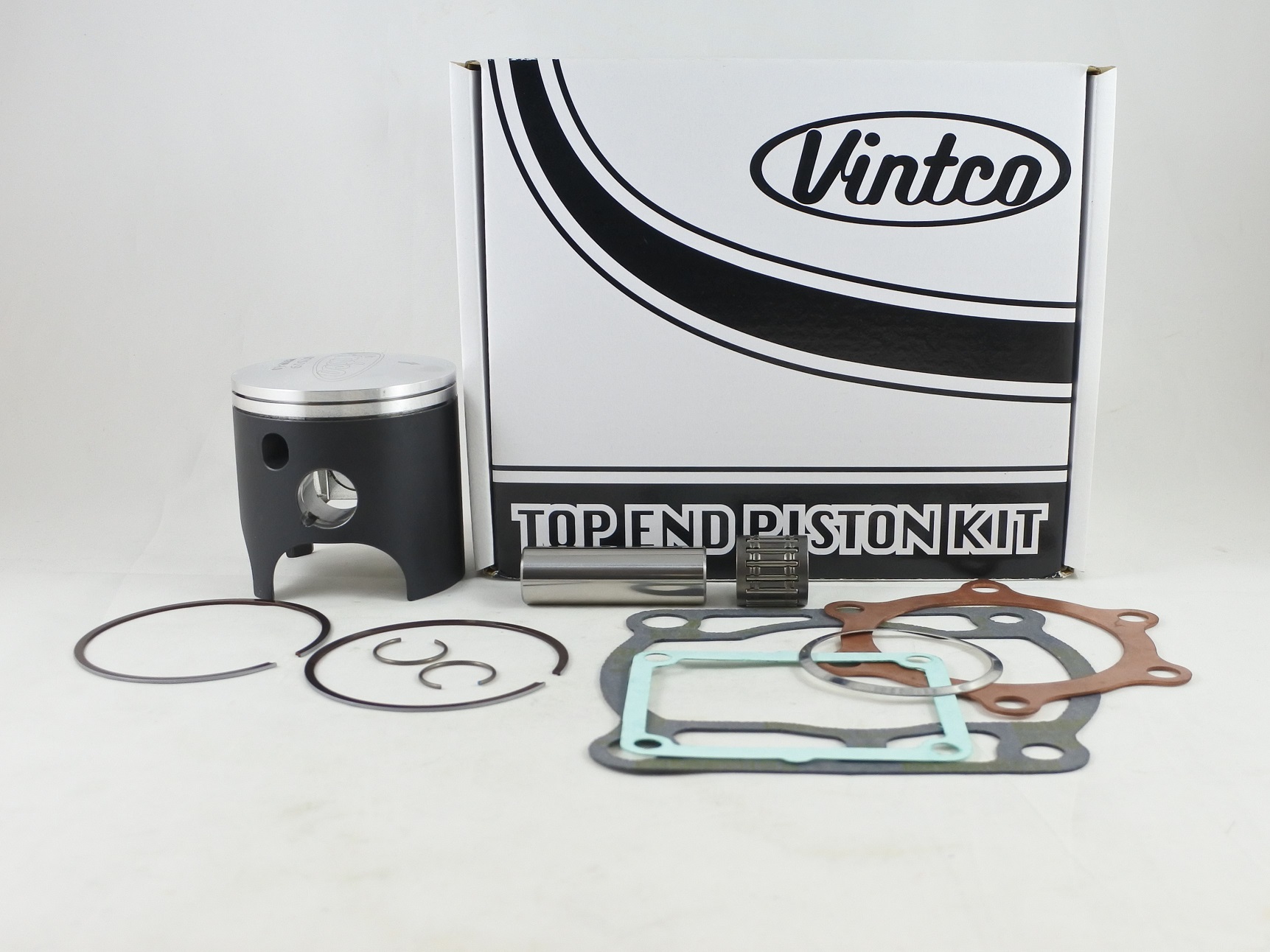 TOP END PISTON KIT 81-81 YAMAHA IT 250 70.5mm +0.5mm OVER VINTCO KTY44-0.5 image 1