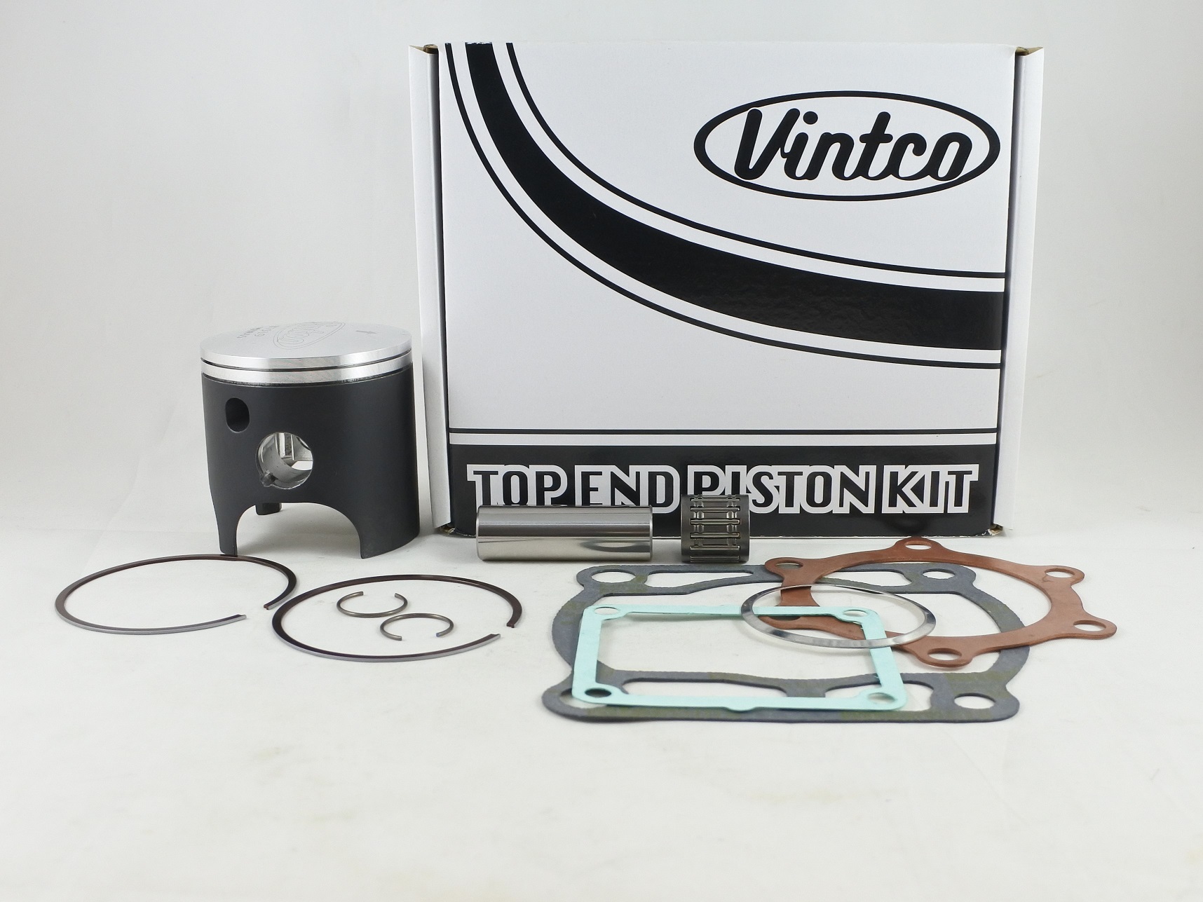 TOP END PISTON KIT 81-81 YAMAHA IT 250 71mm 1.0mm OVER VINTCO KTY44-1.0 image 1