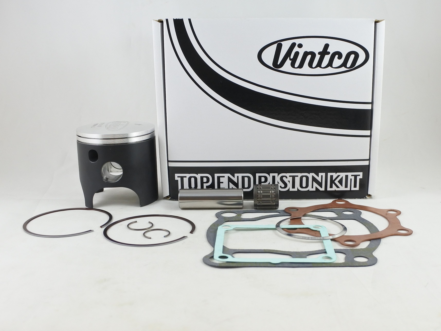 TOP END PISTON KIT 81-81 YAMAHA IT 250 71.5mm OVER VINTCO KTY44-1.5 image 1