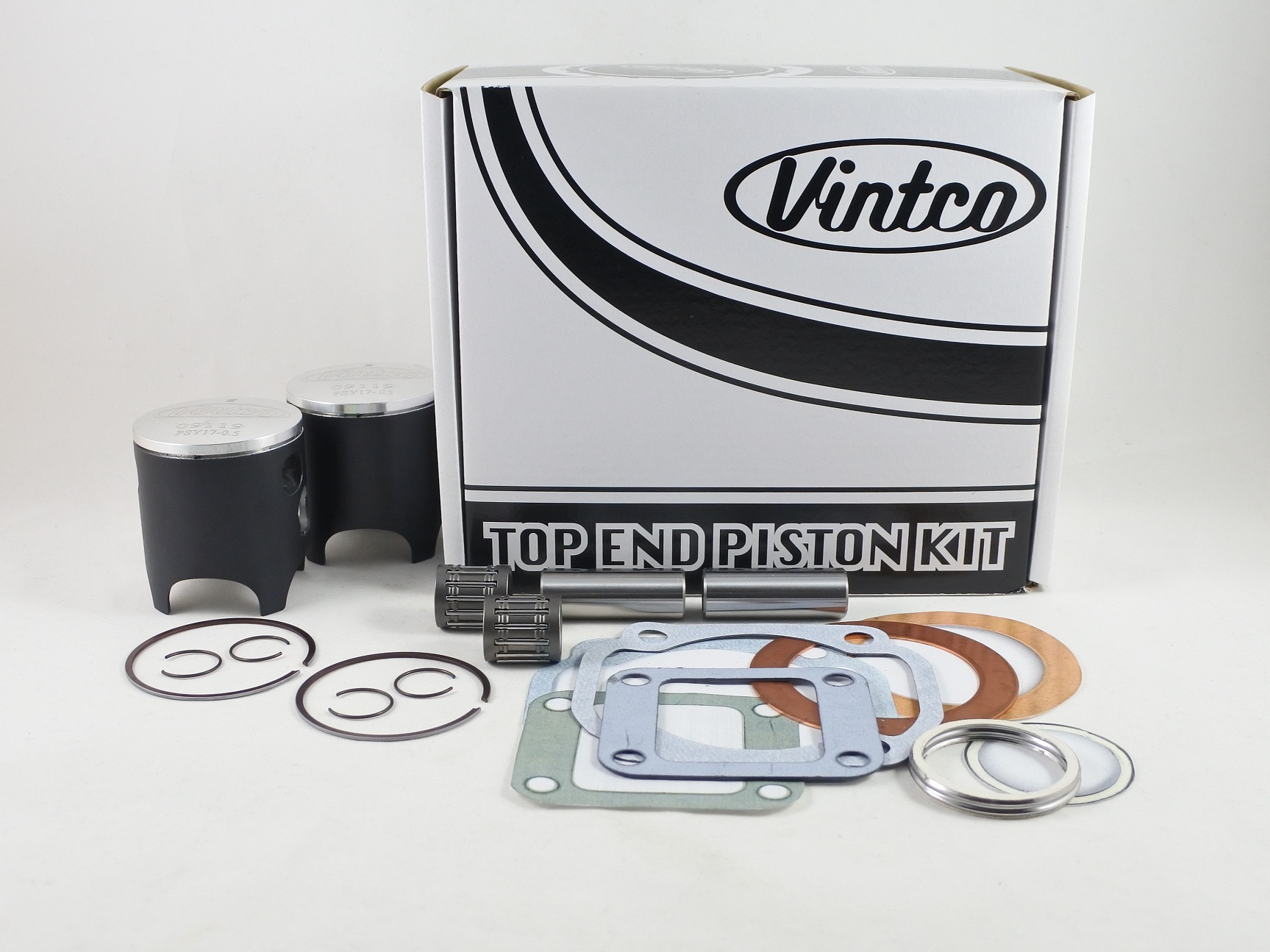 TOP END PISTON KIT 73-75 YAMAHA RD 250 54.5mm 0.5mm OVER VINTCO KTY47-0.5 thumbnail 2